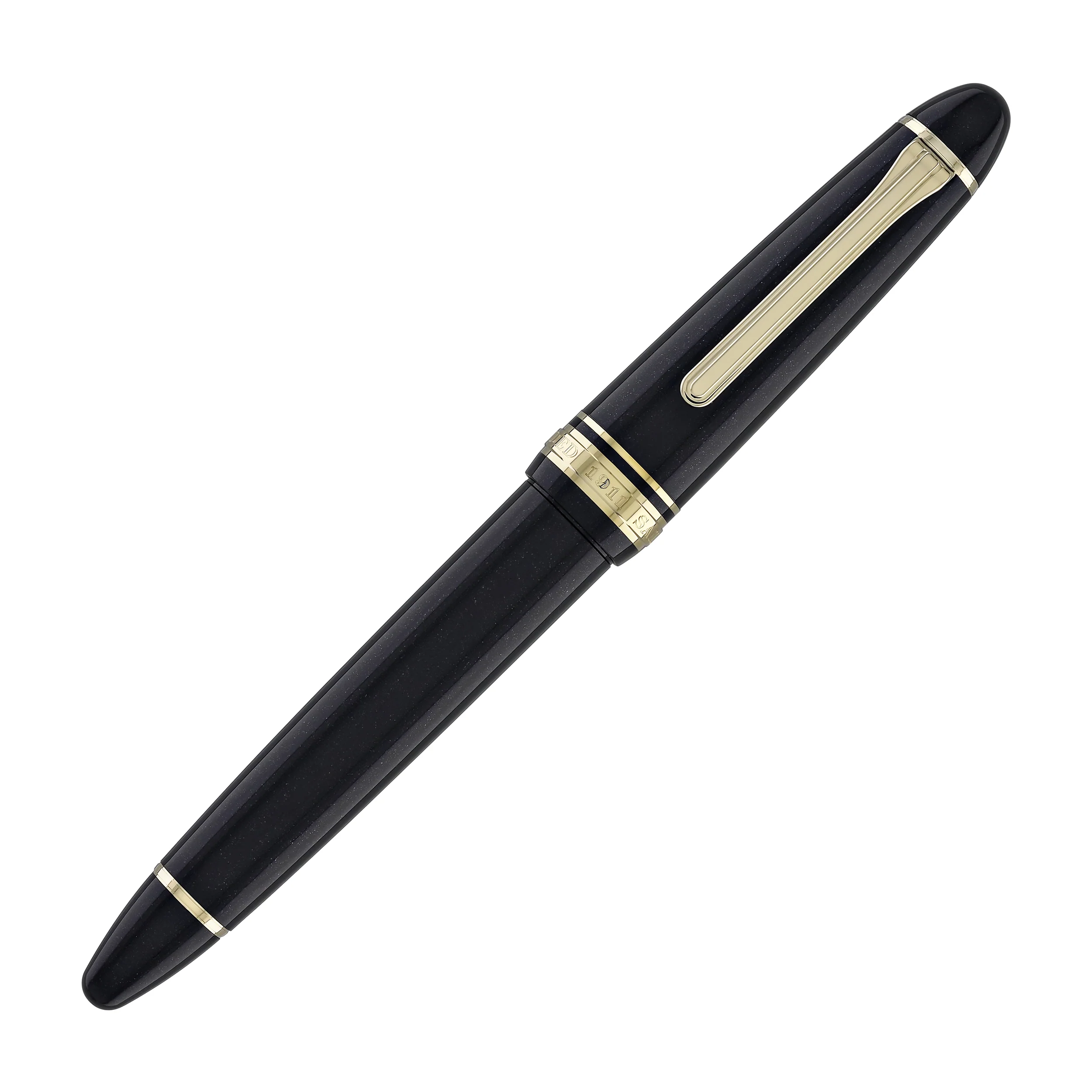 238-sailor-1911-large-fountain-pen-in-shining-black-18kt-gold-nib-2.webp Sailor 1911 Large Fountain Pen in Shining Black - 18kt Gold Nib