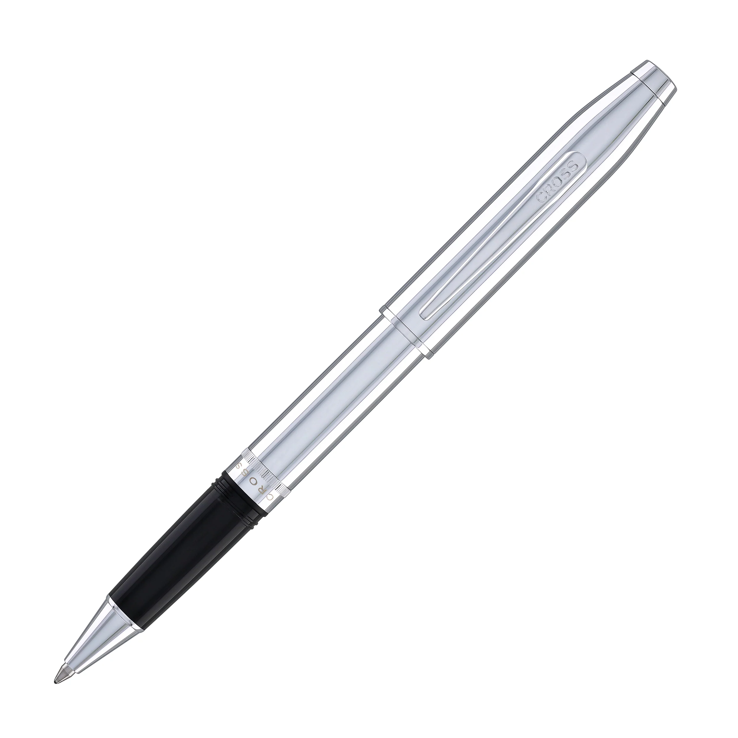Cross Foundry Rollerball Pen in Polished Chrome with Polished Chrome Appointments