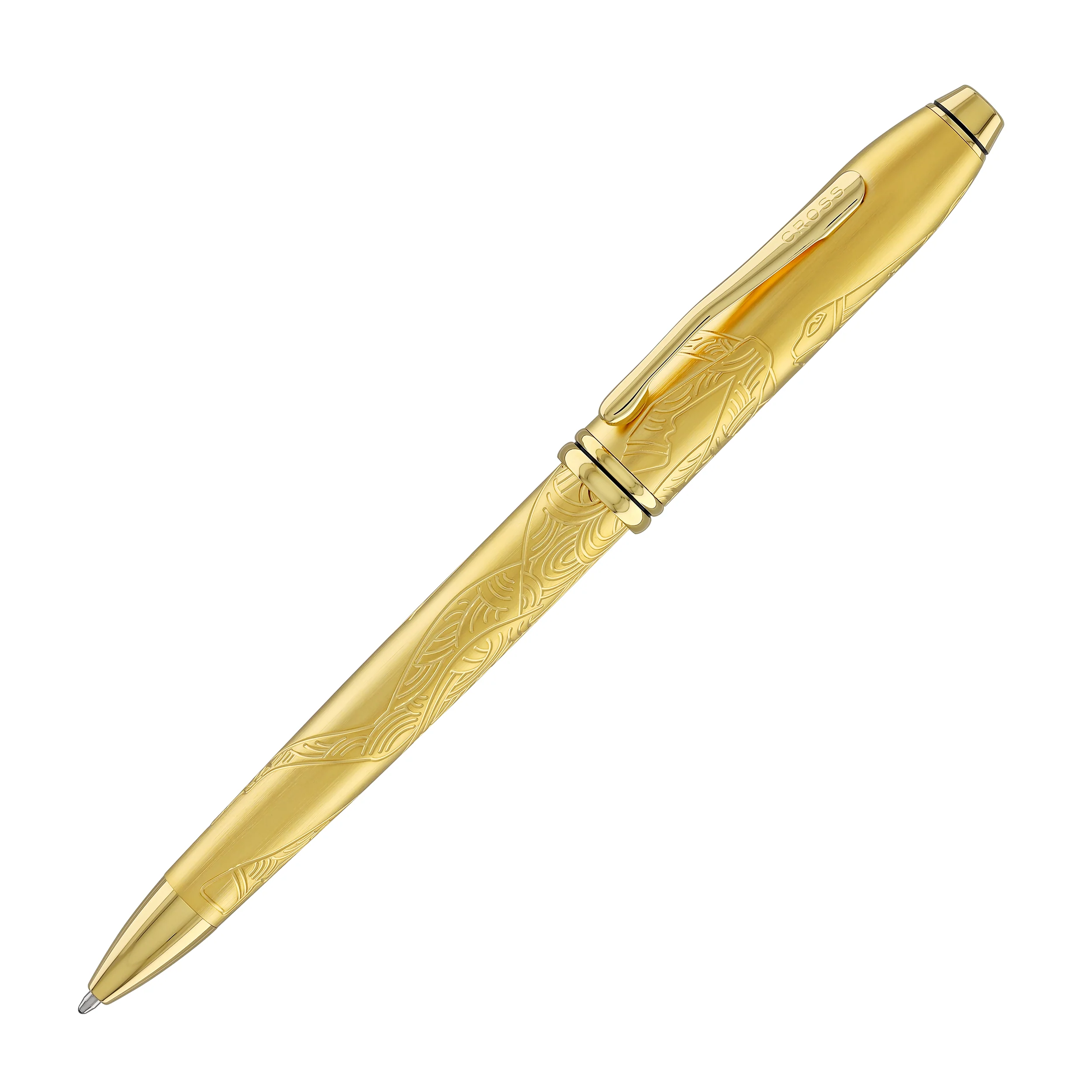 2401-cross-townsend-zodiac-year-of-the-horse-ballpoint-pen-in-23kt-gold-plated-with-gold-plated-appointment-3.webp Cross Townsend Zodiac Year of the Horse Ballpoint Pen in 23KT Gold Plated with Gold Plated Appointment