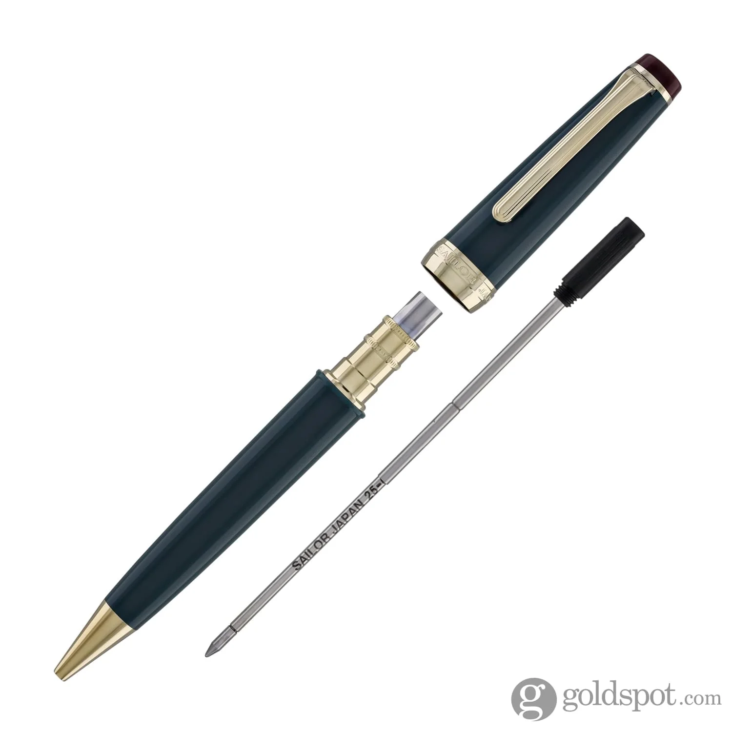 2419-sailor-pro-gear-slim-shikiori-noyama-no-uta-ballpoint-pen-in-pheasant-s-treble-kiji-with-gold-trim-6.webp Sailor Pro Gear Slim Shikiori Noyama No Uta Ballpoint Pen in Pheasant's Treble - "Kiji" with Gold Trim