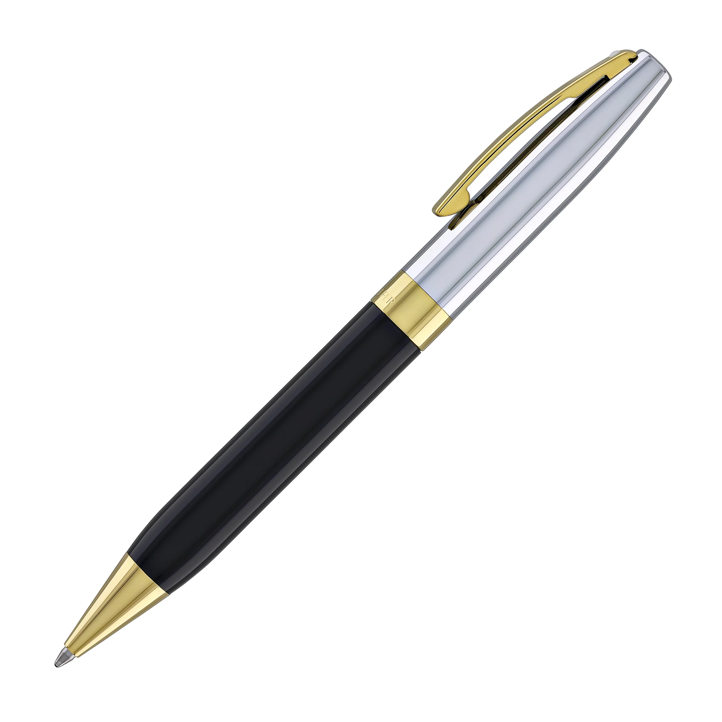 Sheaffer Legacy Ballpoint Pen in Black Lacquer with Chrome Cap 14kt Gold PVD