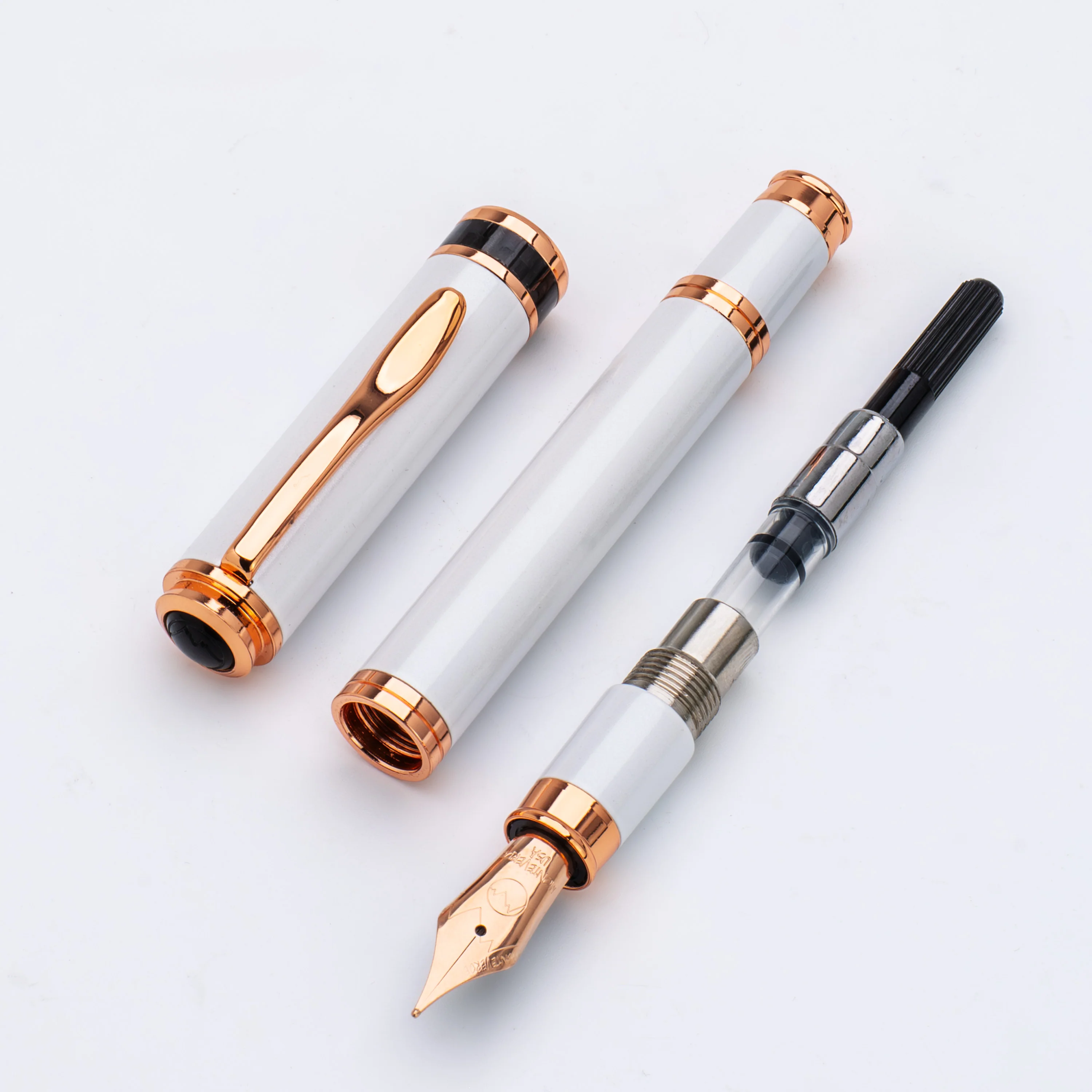 Monteverde Innova Fountain Pen in 2026 Cloud Dancer in Rose Gold Trim - Limited Edition