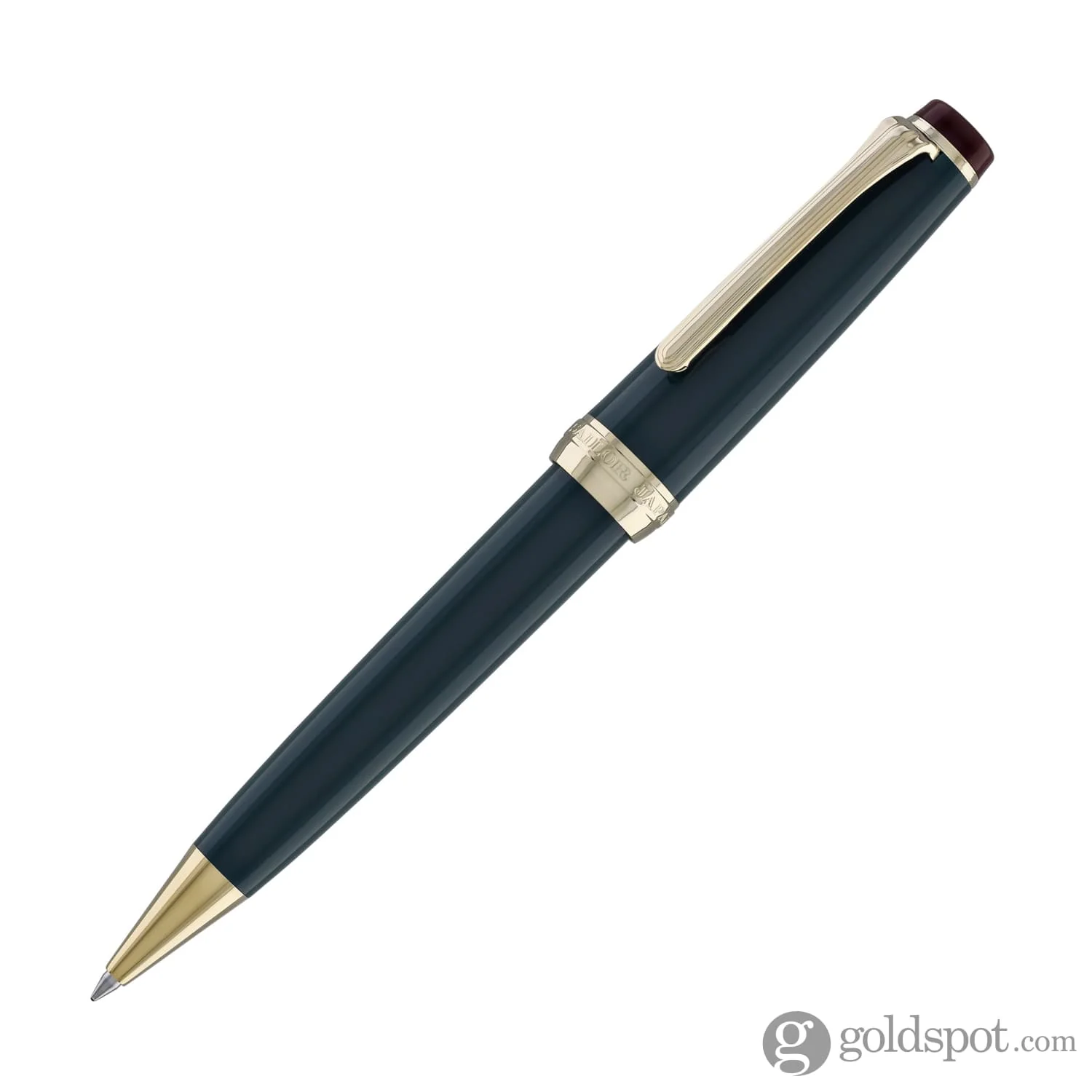 Sailor Pro Gear Slim Shikiori Noyama No Uta Ballpoint Pen in Pheasant's Treble - "Kiji" with Gold Trim