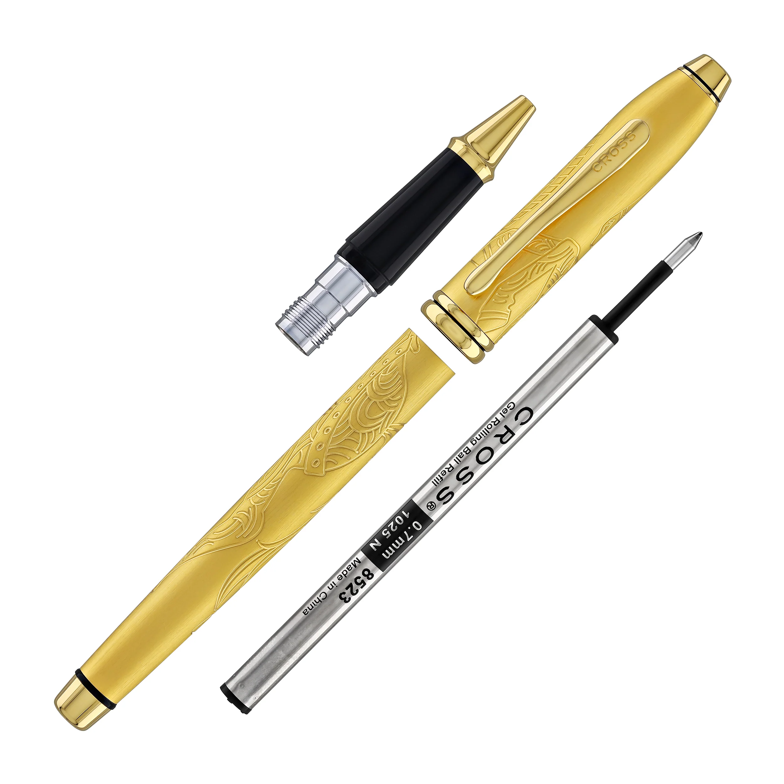 2497-cross-townsend-zodiac-year-of-the-horse-selectip-rollerball-pen-in-23kt-gold-plated-with-gold-plated-appointment-7.webp Cross Townsend Zodiac Year of the Horse Selectip Rollerball Pen in 23KT Gold Plated with Gold Plated Appointment