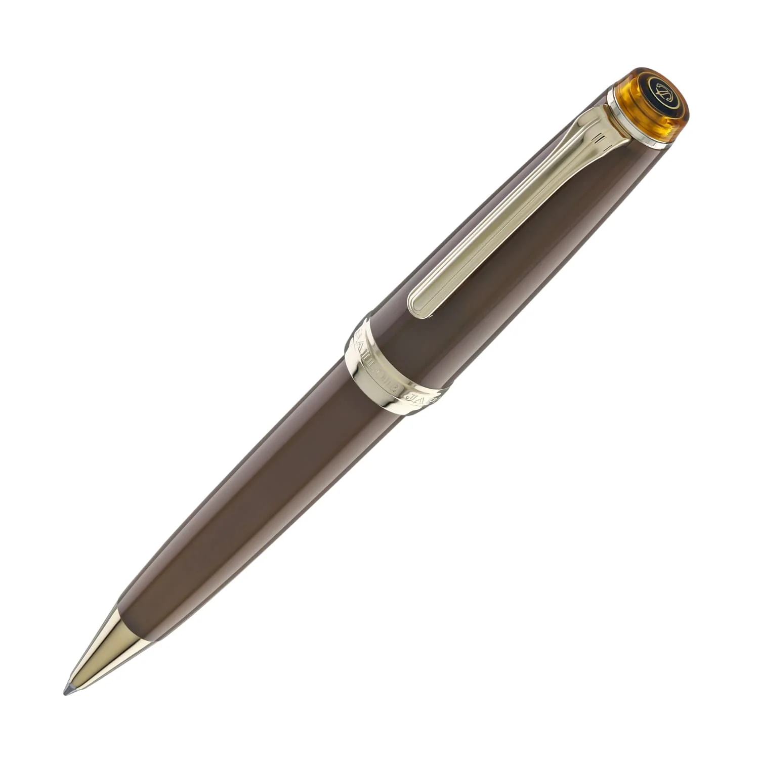 2503-sailor-pro-gear-slim-shikiori-noyama-no-uta-ballpoint-pen-in-hawk-apprentice-waka-taka-with-gold-trim-1.webp Sailor Pro Gear Slim Shikiori Noyama No Uta Ballpoint Pen in Hawk Apprentice - "Waka-taka" with Gold Trim