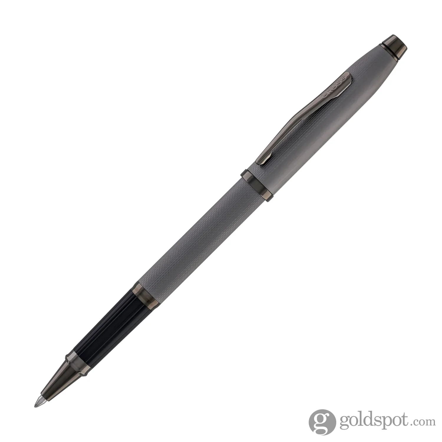 2519-cross-century-ii-selectip-rollerball-pen-in-polished-slate-gray-engraved-diamond-pattern-3.webp Cross Century II Selectip Rollerball Pen in Polished Slate Gray Engraved Diamond Pattern