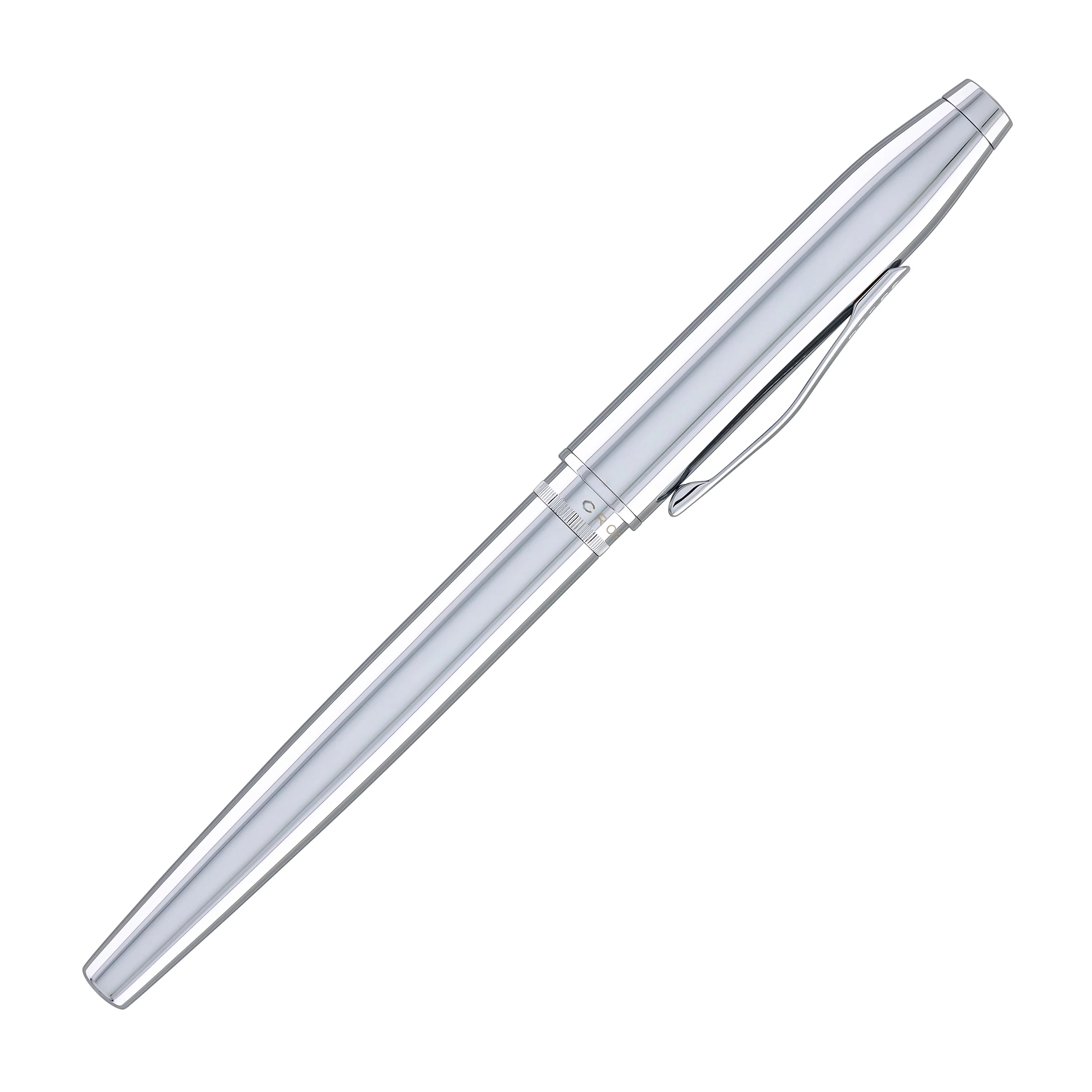 Cross Foundry Rollerball Pen in Polished Chrome with Polished Chrome Appointments