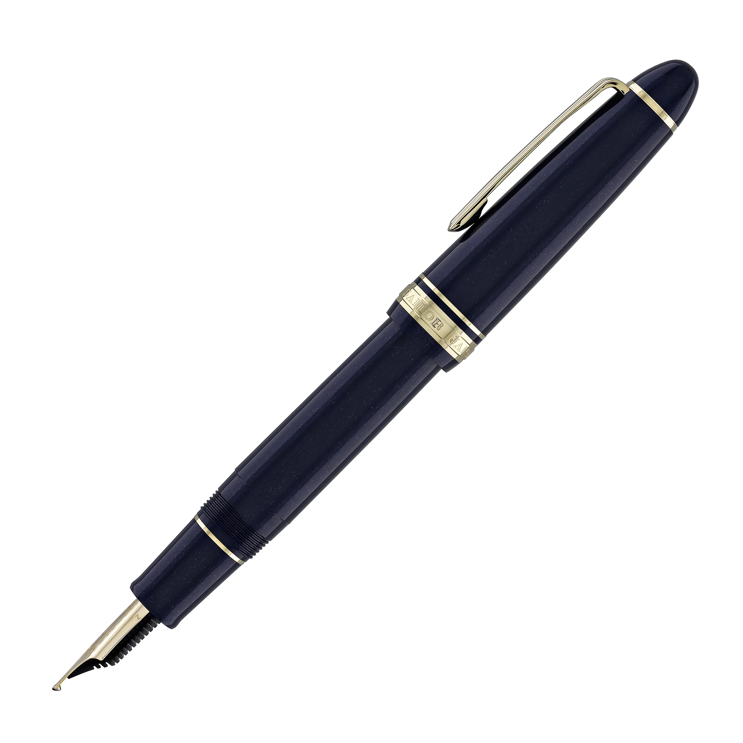 261-sailor-1911-large-fountain-pen-in-shining-blue-18kt-gold-nib-5.webp Sailor 1911 Large Fountain Pen in Shining Blue - 18kt Gold Nib