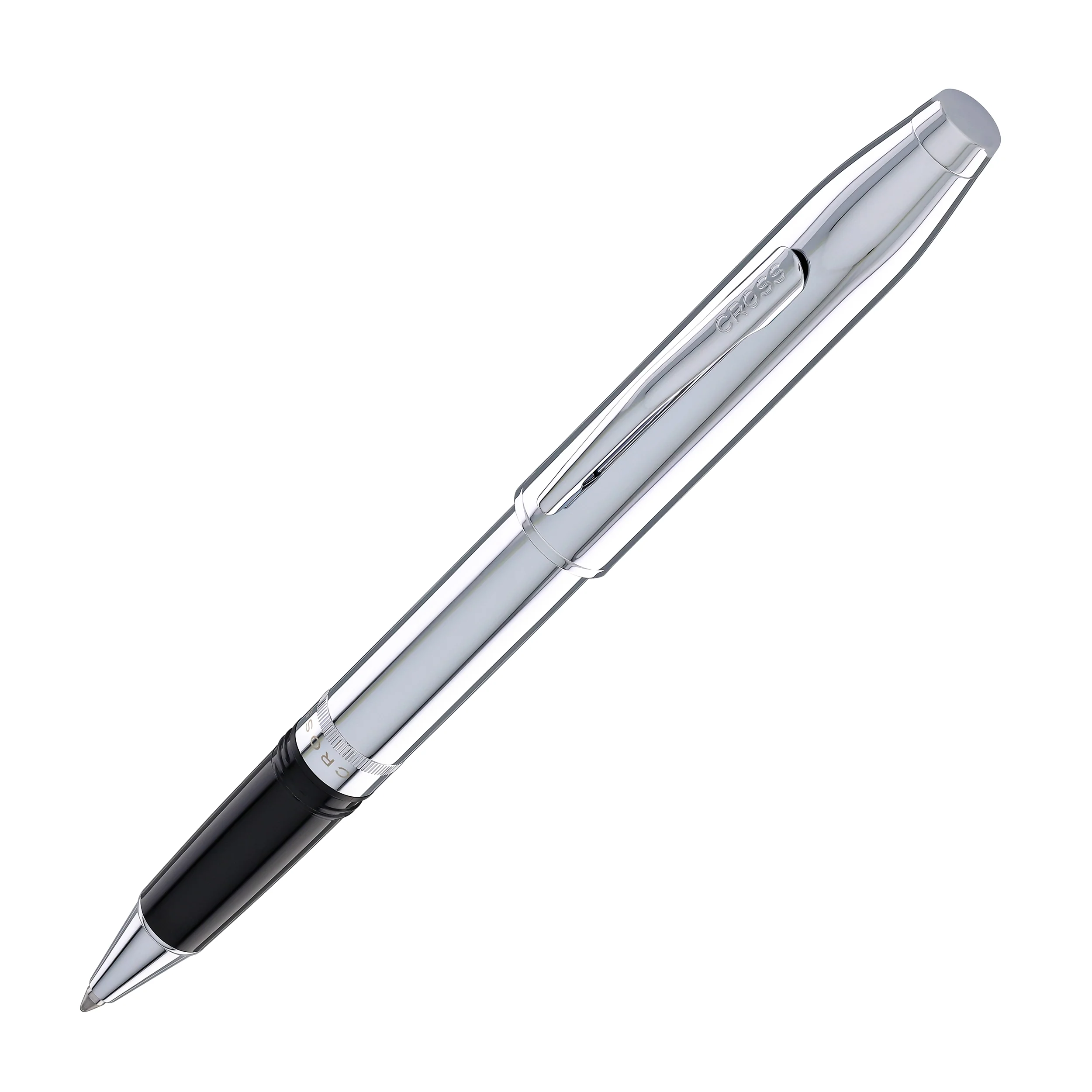 2703-cross-foundry-rollerball-pen-in-polished-chrome-with-polished-chrome-appointments-1.webp Cross Foundry Rollerball Pen in Polished Chrome with Polished Chrome Appointments