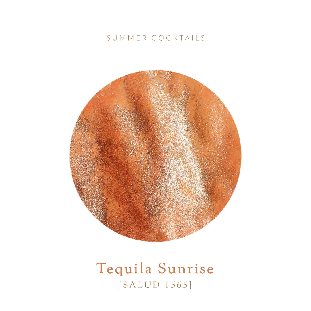 Vinta Inks Manila Pen Show 2025 Bottled Ink in Tequila Sunrise [Salud 1565] - 30mL