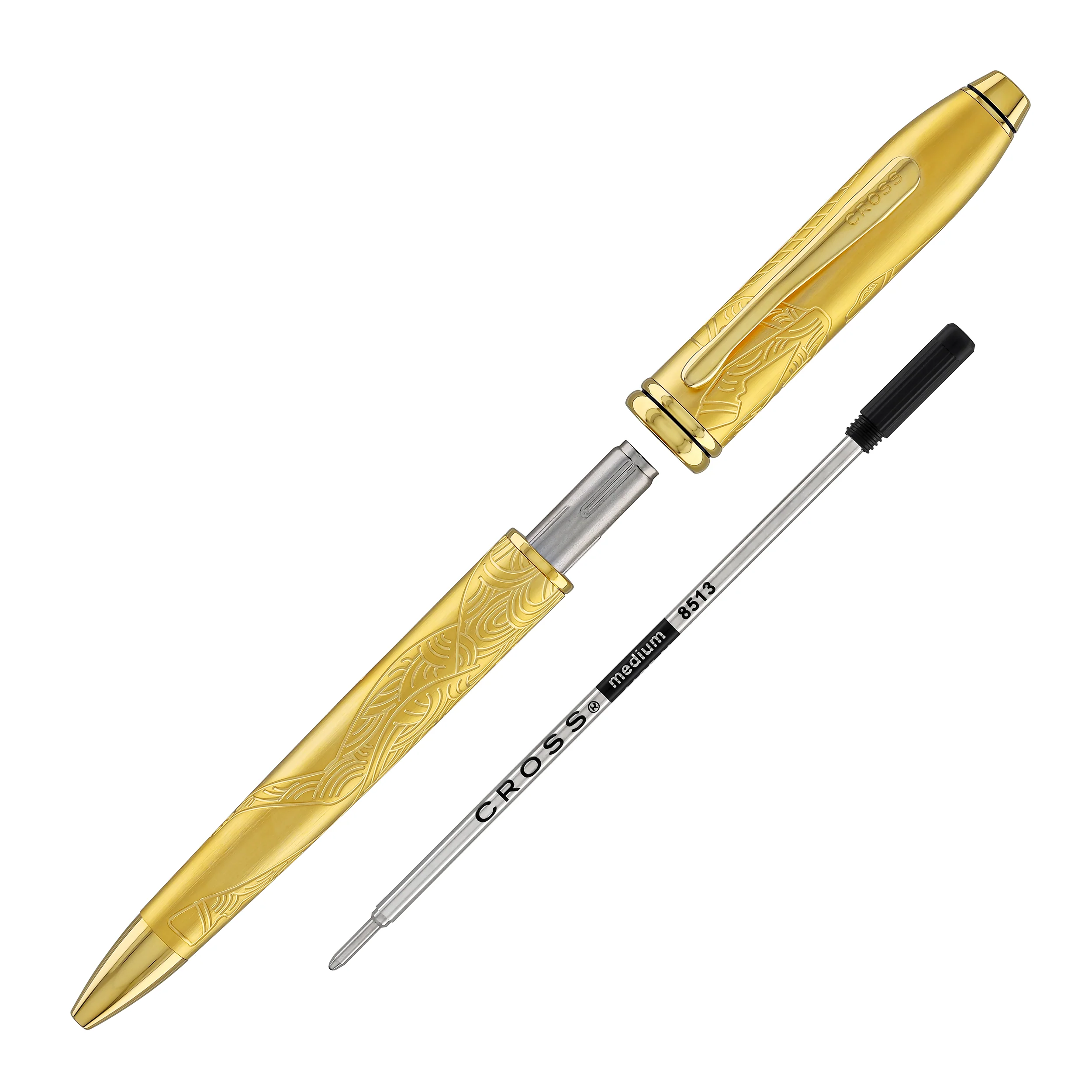 2887-cross-townsend-zodiac-year-of-the-horse-ballpoint-pen-in-23kt-gold-plated-with-gold-plated-appointment-6.webp Cross Townsend Zodiac Year of the Horse Ballpoint Pen in 23KT Gold Plated with Gold Plated Appointment