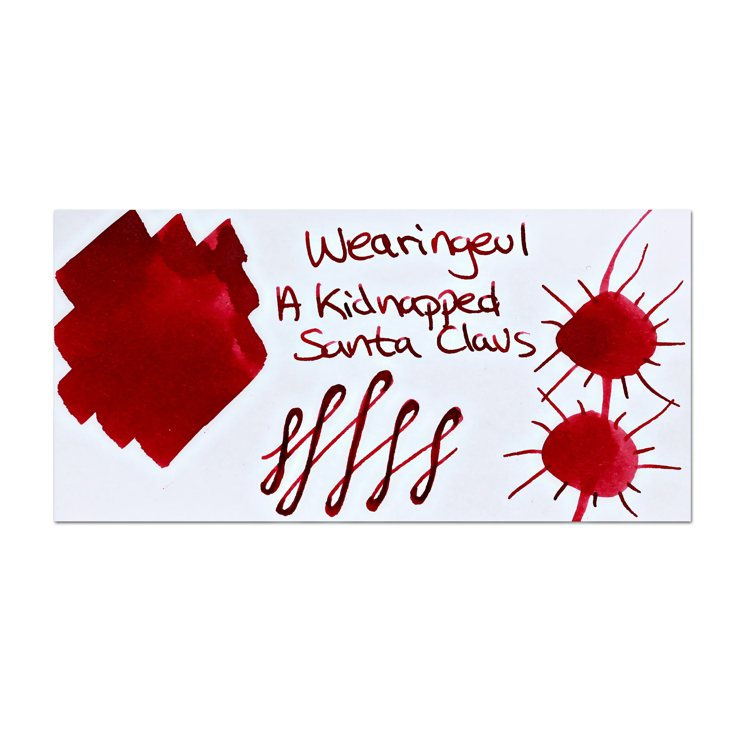 292-wearingeul-christmas-edition-ink-in-a-kidnapped-santa-claus-30ml-2.webp Wearingeul Christmas Edition Ink in A Kidnapped Santa Claus - 30mL