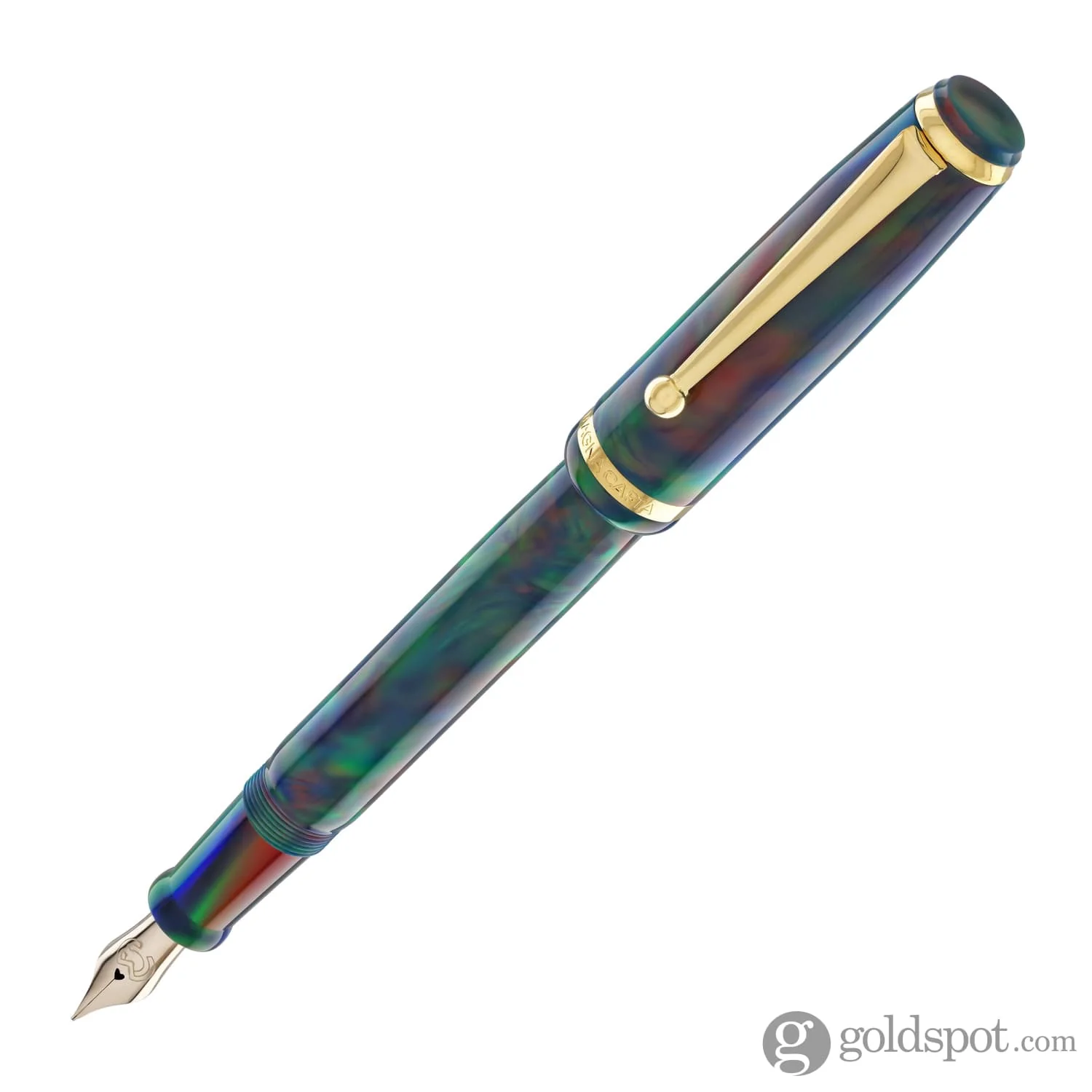3-magna-carta-mag-650-fountain-pen-in-oparex-lava-black-14kt-gold-flex-nib-2.webp Magna Carta MAG 650 Fountain Pen in OPAREX Lava Black - 14kt Gold Flex Nib