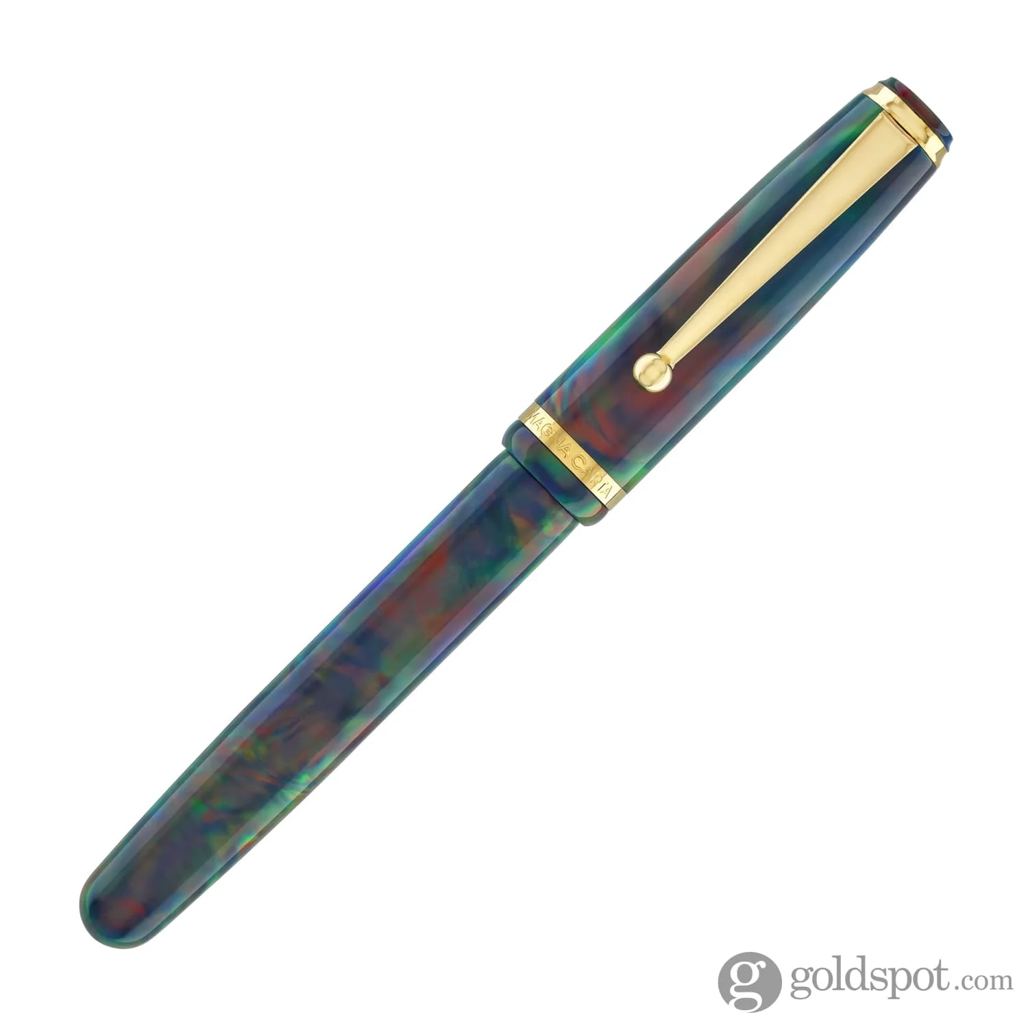 3-magna-carta-mag-650-fountain-pen-in-oparex-lava-black-14kt-gold-flex-nib-3.webp Magna Carta MAG 650 Fountain Pen in OPAREX Lava Black - 14kt Gold Flex Nib
