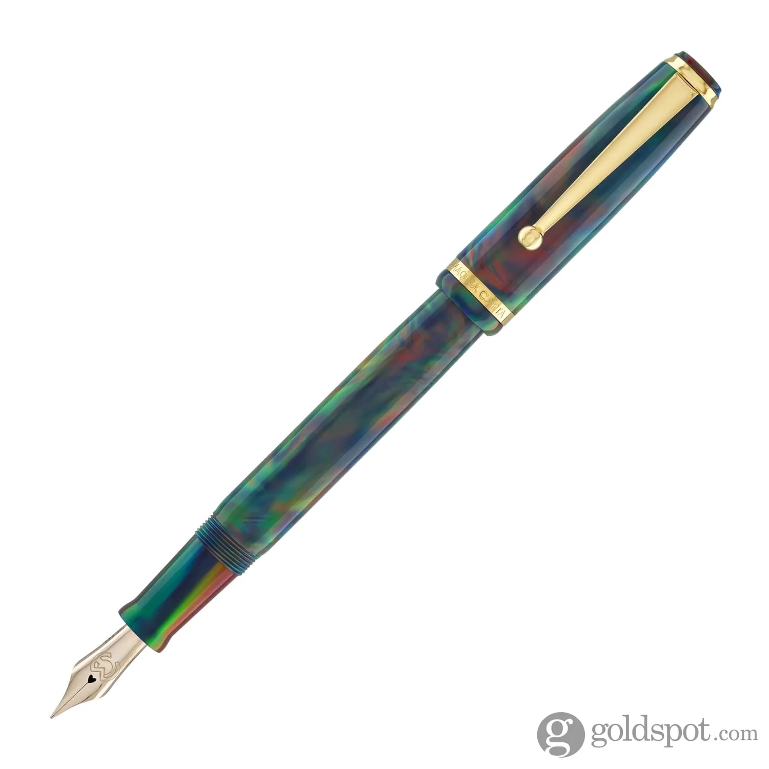 3-magna-carta-mag-650-fountain-pen-in-oparex-lava-black-14kt-gold-flex-nib-4.webp Magna Carta MAG 650 Fountain Pen in OPAREX Lava Black - 14kt Gold Flex Nib