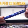 Edison x Goldspot Pens Newark Fountain Pen in AC High Voltage Green