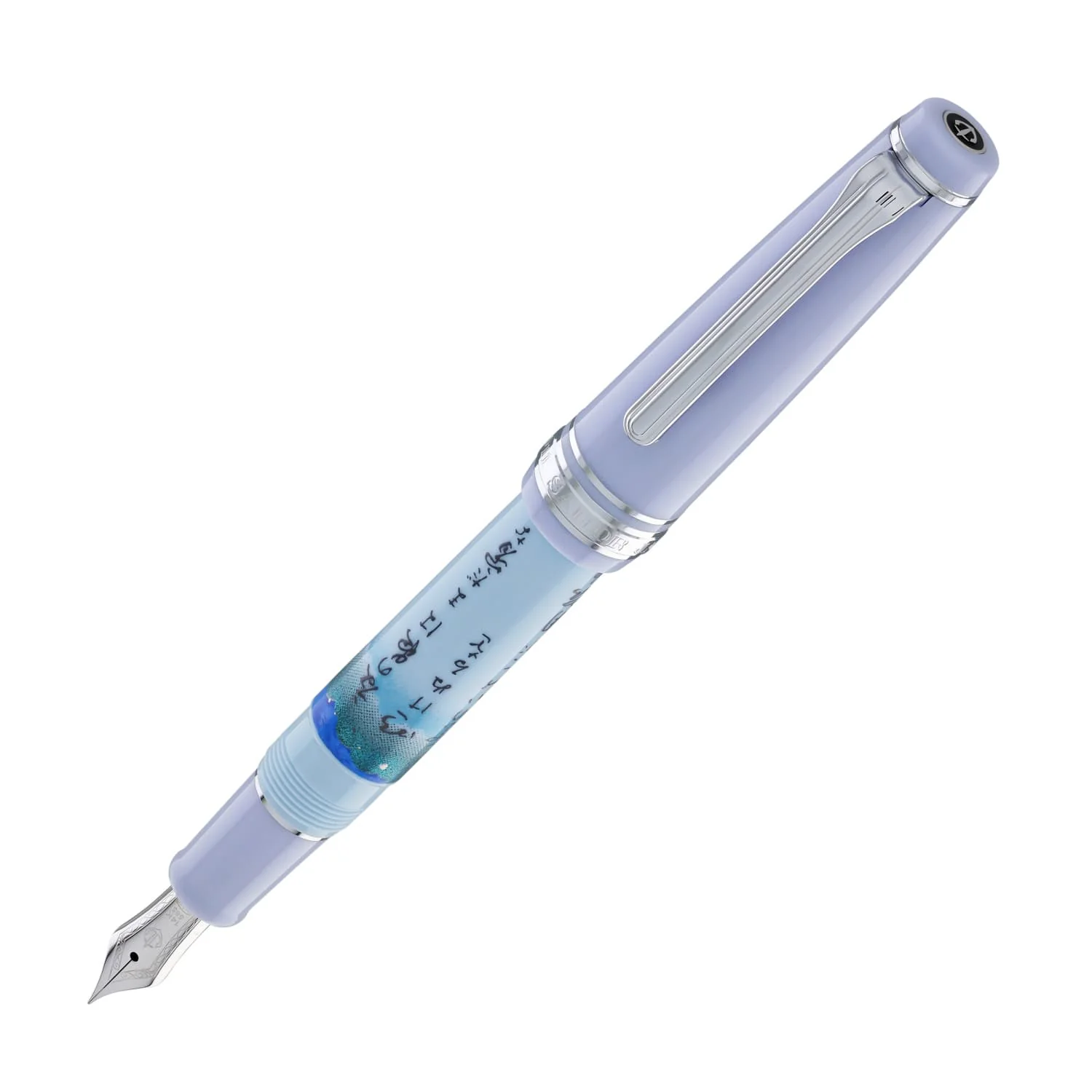 3080-sailor-professional-gear-slim-seasonal-waka-poetry-fountain-pen-in-summer-14k-gold-with-rhodium-plating-1.webp Sailor Professional Gear Slim Seasonal Waka Poetry Fountain Pen in Summer - 14K Gold with Rhodium Plating