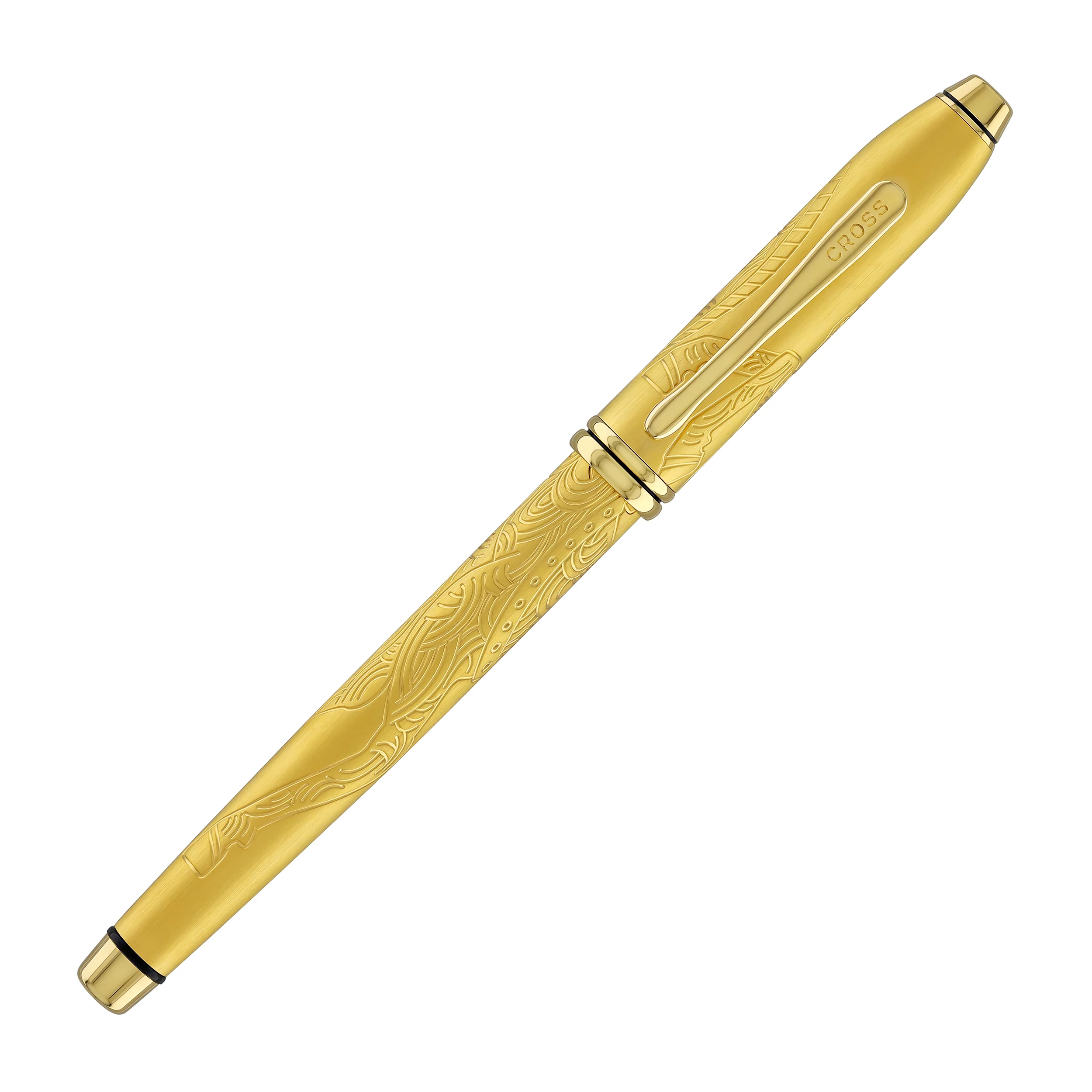 3273-cross-townsend-zodiac-year-of-the-horse-selectip-rollerball-pen-in-23kt-gold-plated-with-gold-plated-appointment-2.webp Cross Townsend Zodiac Year of the Horse Selectip Rollerball Pen in 23KT Gold Plated with Gold Plated Appointment