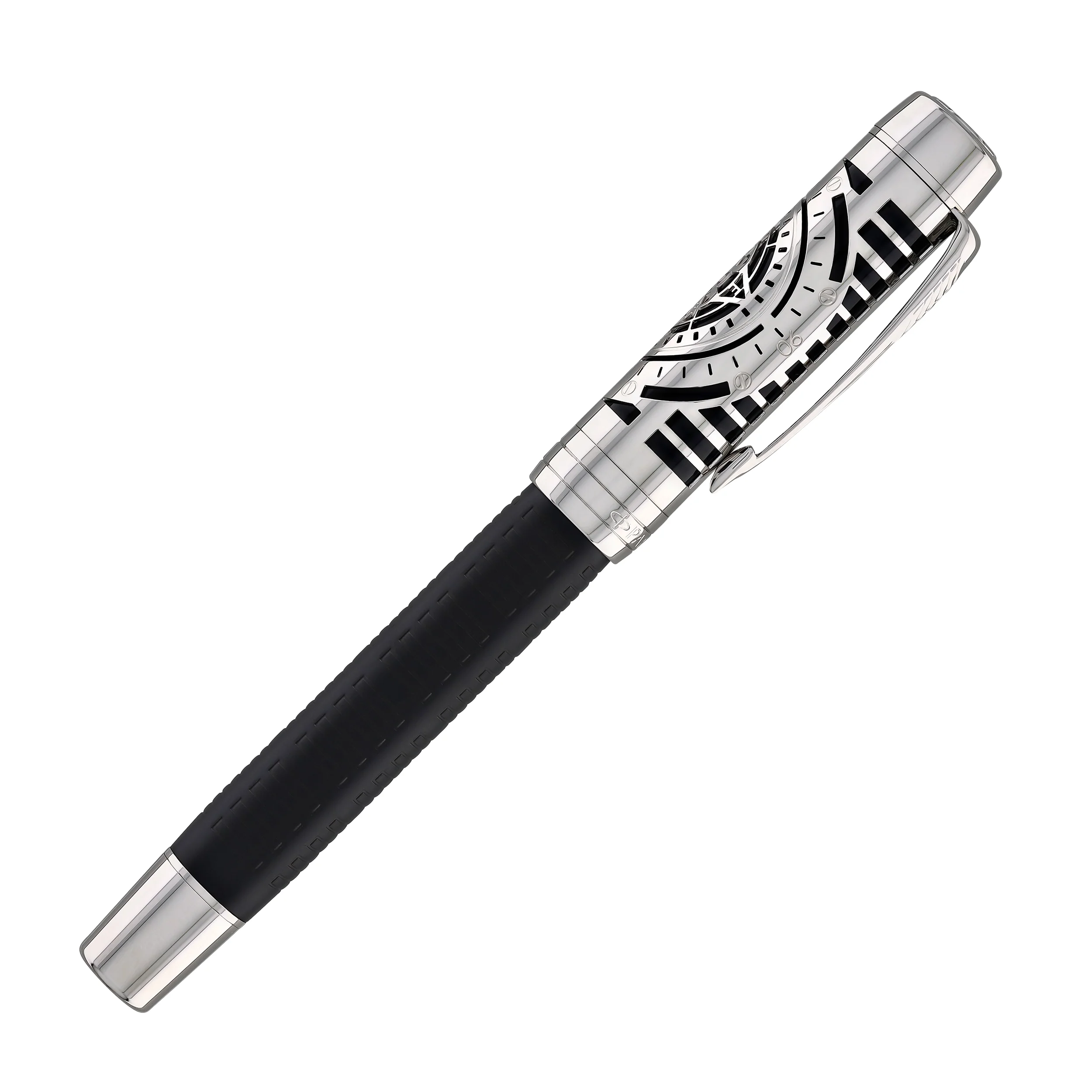 3336-parker-duofold-legacy-of-flight-fountain-pen-in-matte-black-with-palladium-trim-18k-gold-7.webp Parker Duofold Legacy of Flight Fountain Pen in Matte Black with Palladium Trim - 18K Gold