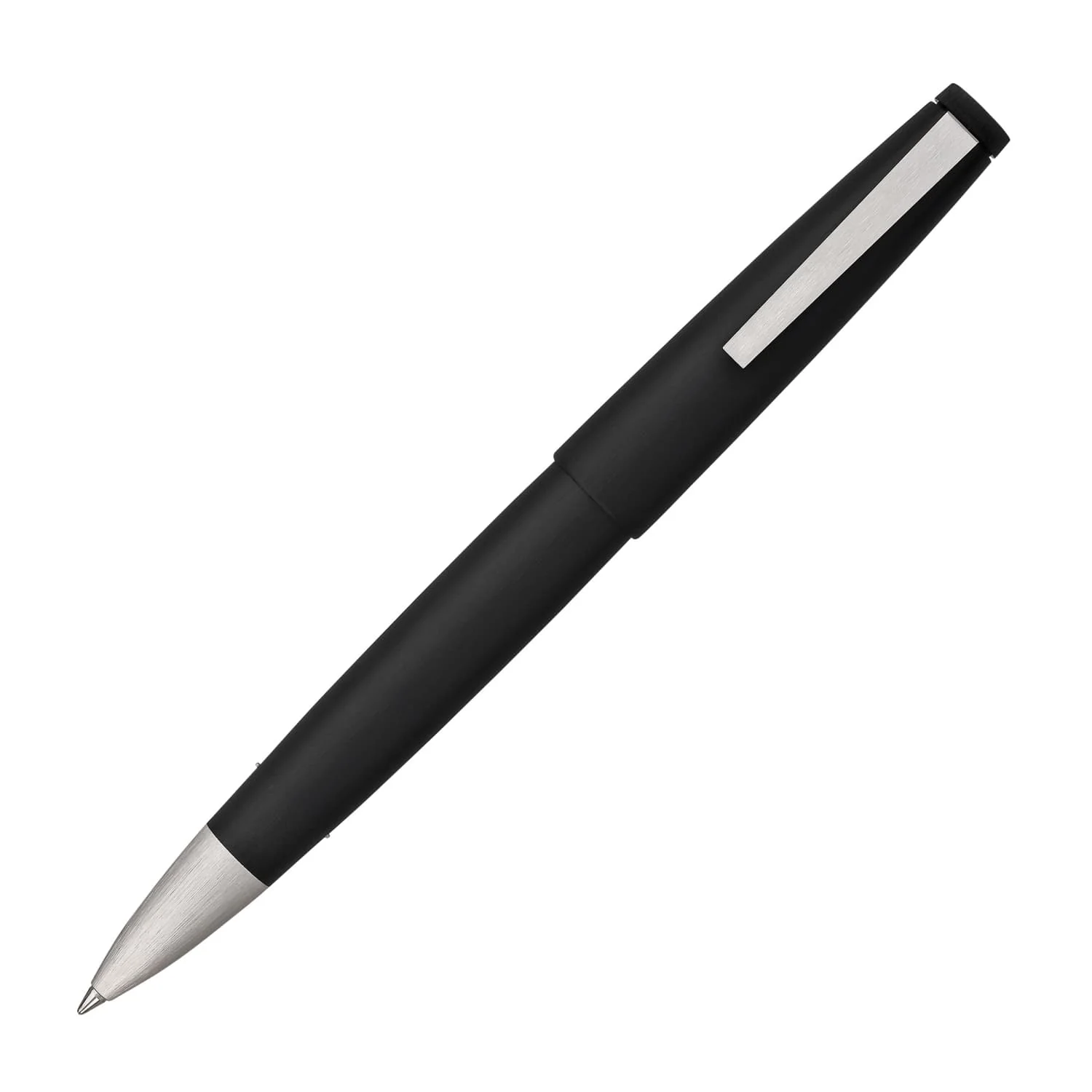 337-lamy-2000-rollerball-pen-in-black-with-stainless-steel-trim-1.webp Lamy 2000 Rollerball Pen in Black with Stainless Steel Trim