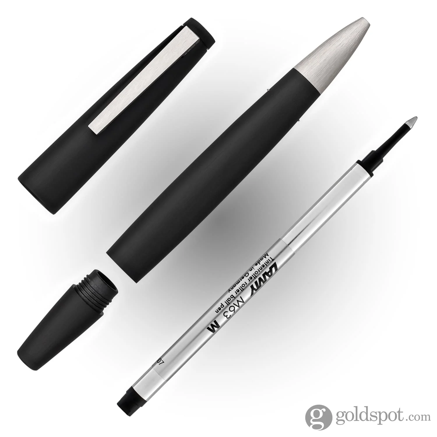 337-lamy-2000-rollerball-pen-in-black-with-stainless-steel-trim-7.webp Lamy 2000 Rollerball Pen in Black with Stainless Steel Trim