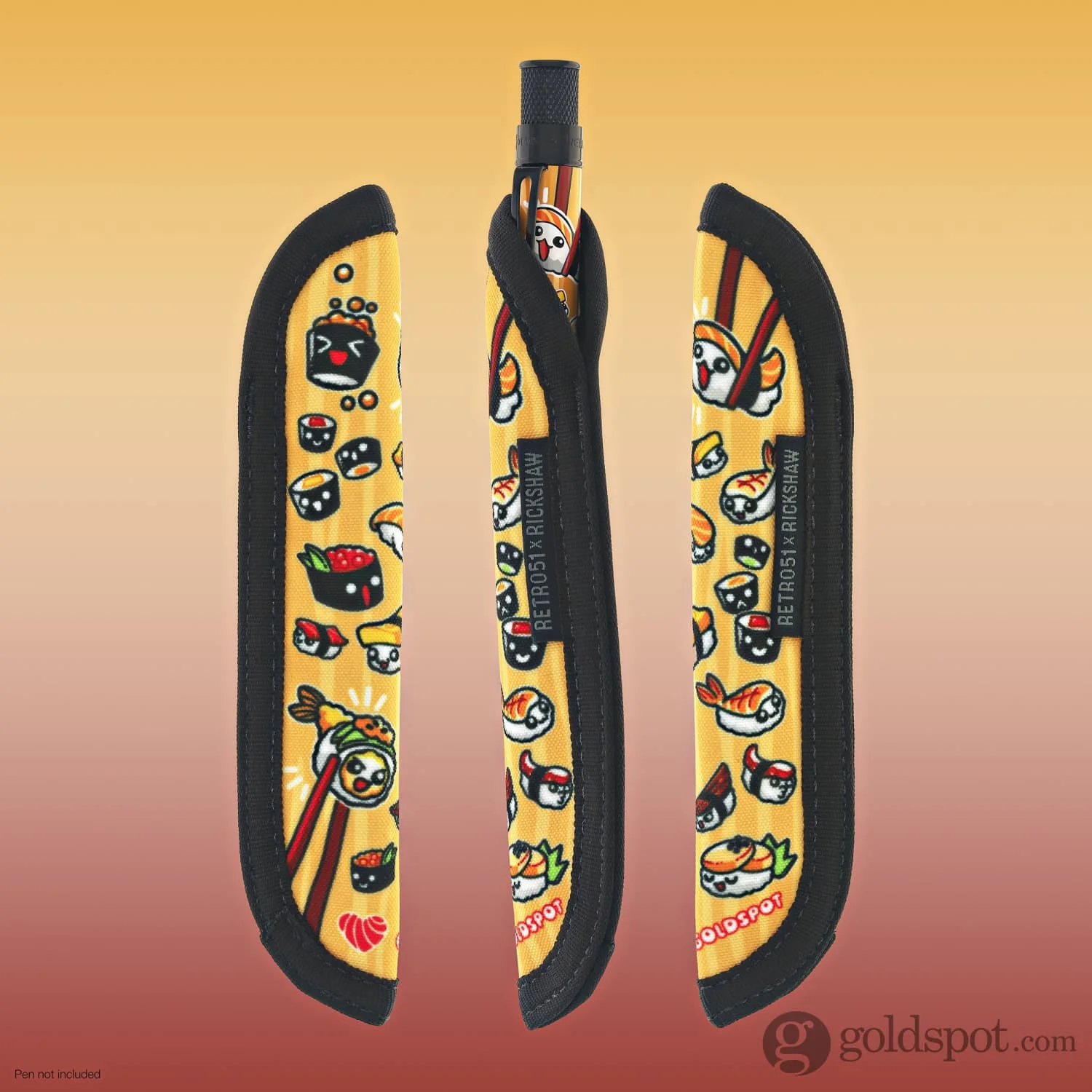 338-rickshaw-bagworks-solo-pen-sleeve-in-retro-51-sushi-4.webp Rickshaw Bagworks Solo Pen Sleeve in Retro 51 Sushi