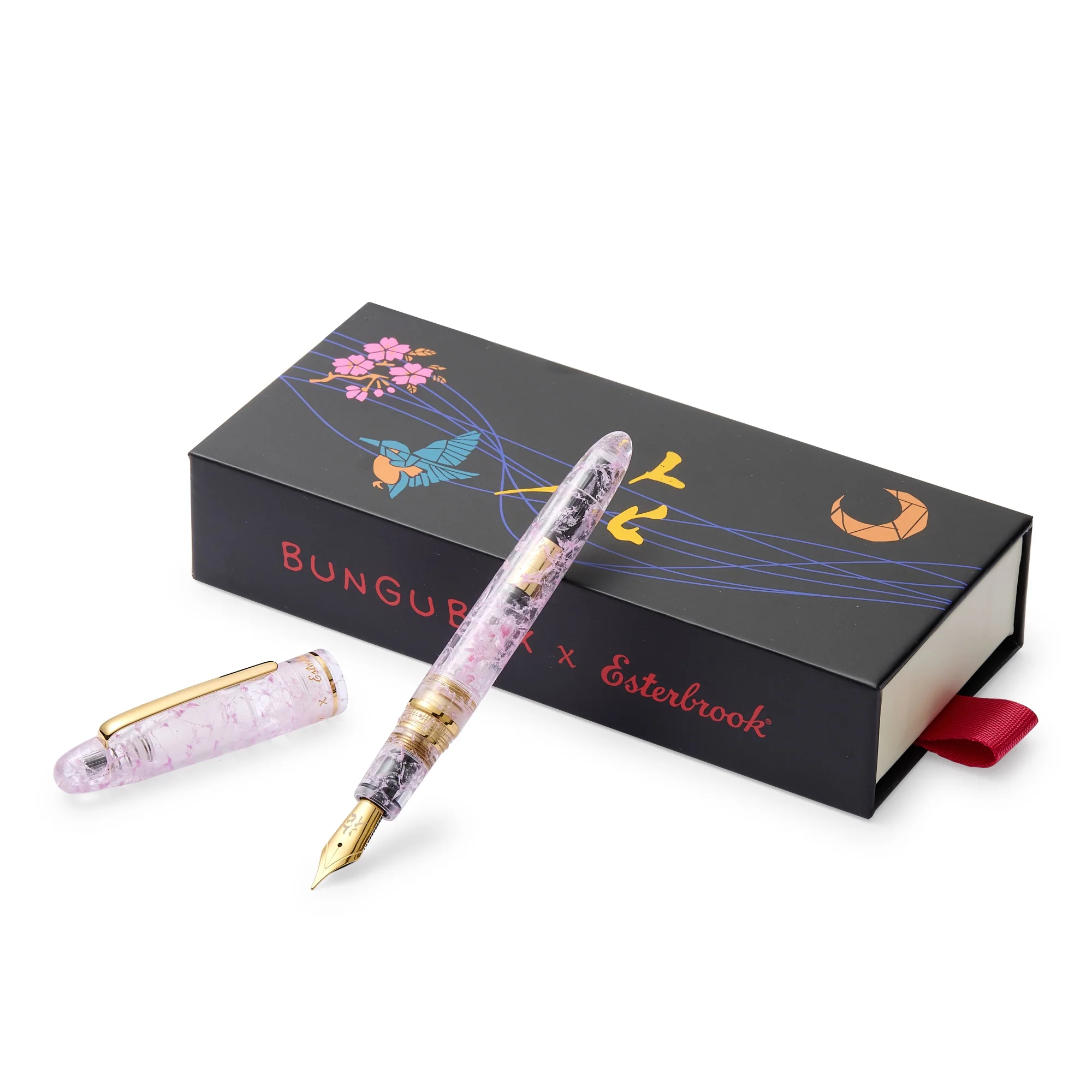 3383-esterbrook-estie-x-bungubox-estie-kachofugetsu-fountain-pen-in-flower-cherry-blossom-12.webp Esterbrook Estie x BUNGUBOX Estie Kachofugetsu Fountain Pen in Flower (Cherry Blossom)