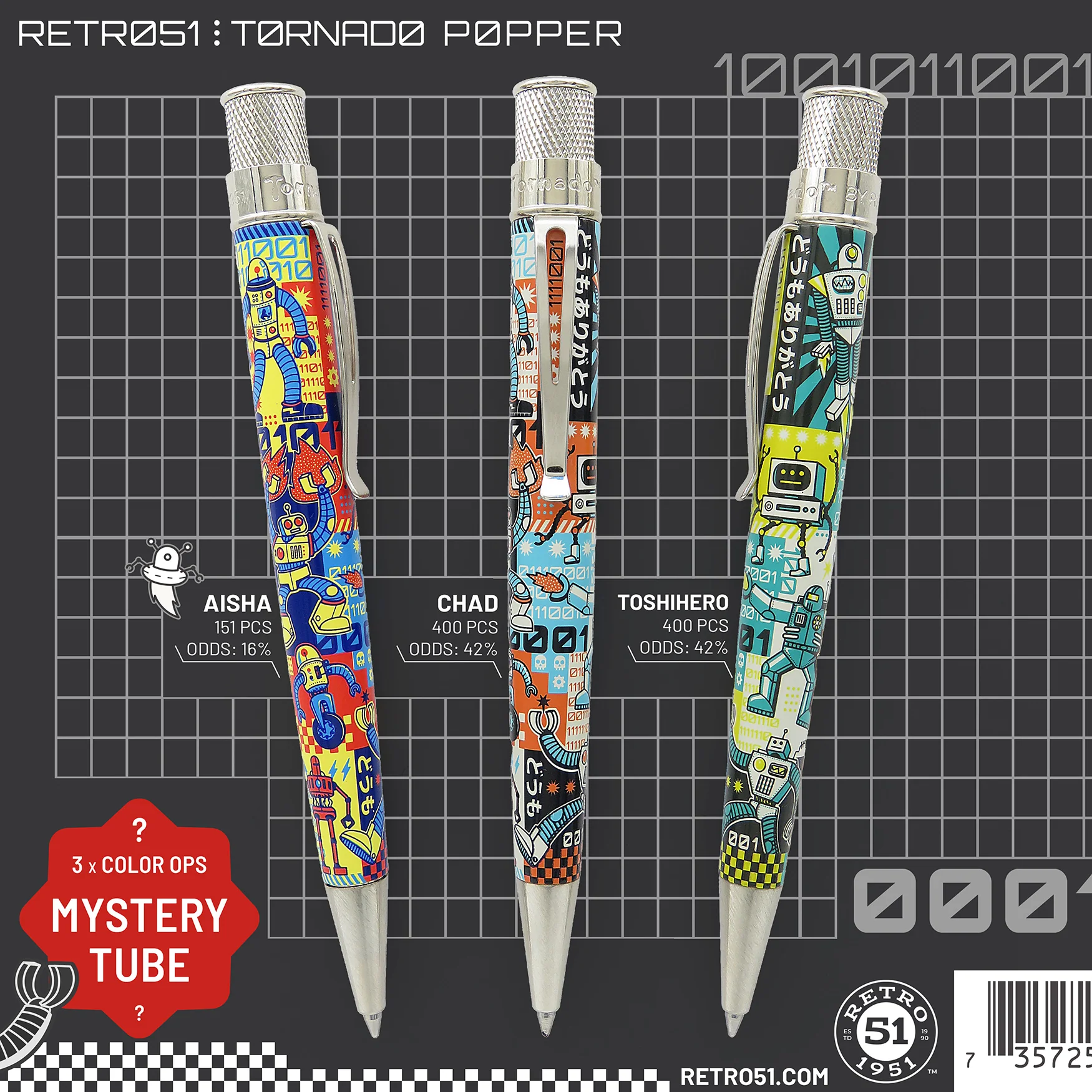 339-retro-51-tornado-popper-rollerball-in-roboto1tm-limited-edition-1.webp Retro 51 Tornado Popper Rollerball in Roboto1™ - Limited Edition