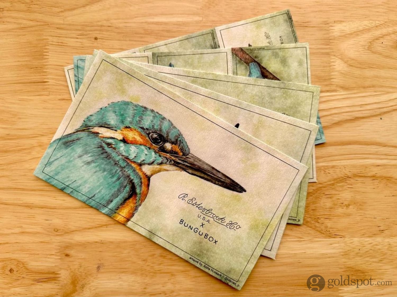 Esterbrook x Bungubox Kingfisher Blotter Paper