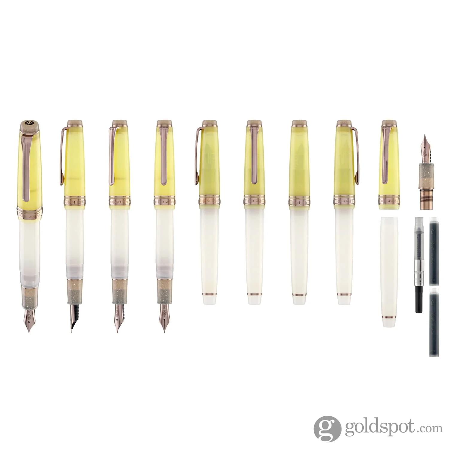 3558-sailor-professional-gear-slim-dried-flower-2-fountain-pen-in-marigold-14k-gold-9.webp Sailor Professional Gear Slim Dried Flower 2 Fountain Pen in Marigold - 14k Gold