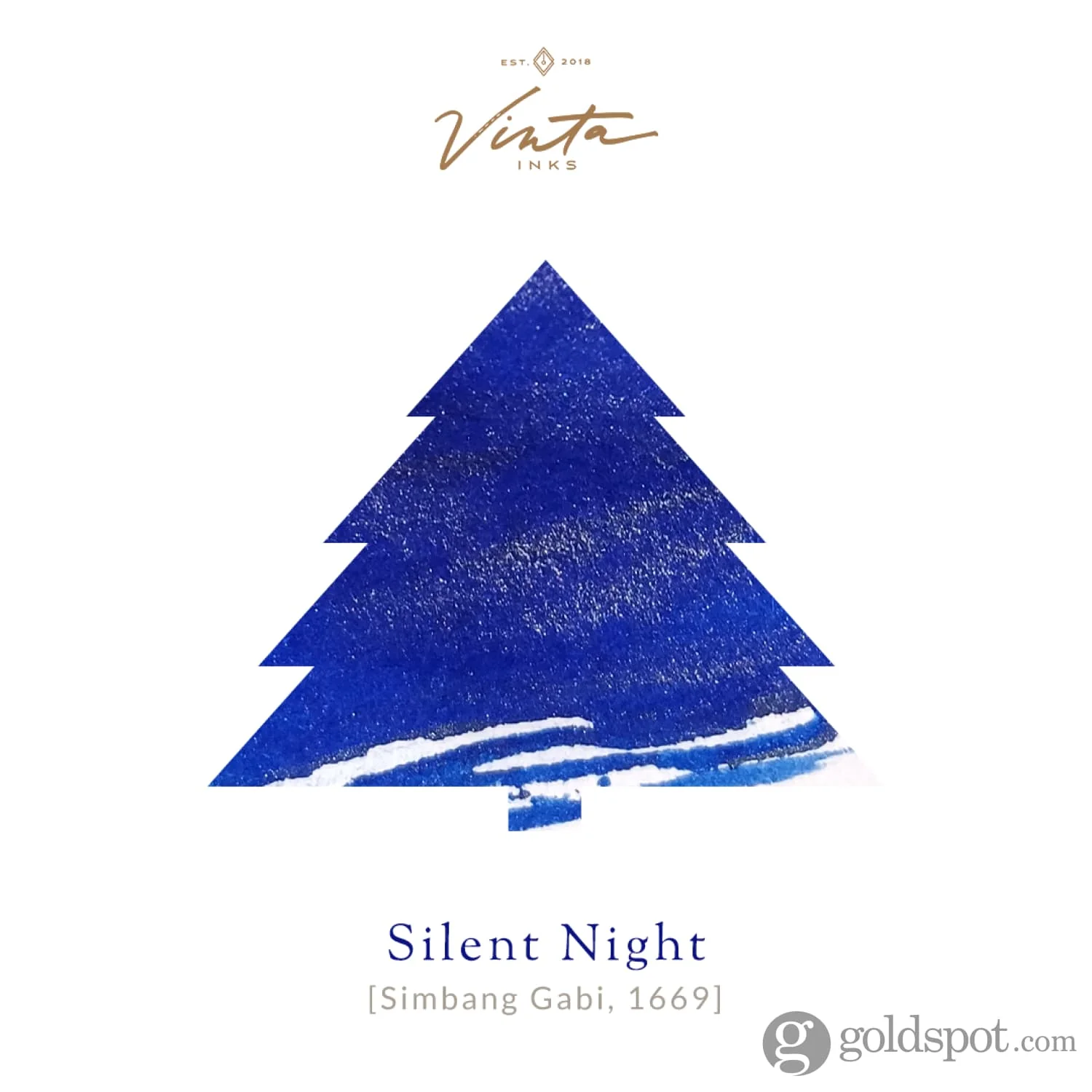 Vinta Inks Seasonal Bottled Ink in Silent Night [Simbang Gabi 1669] - 30mL