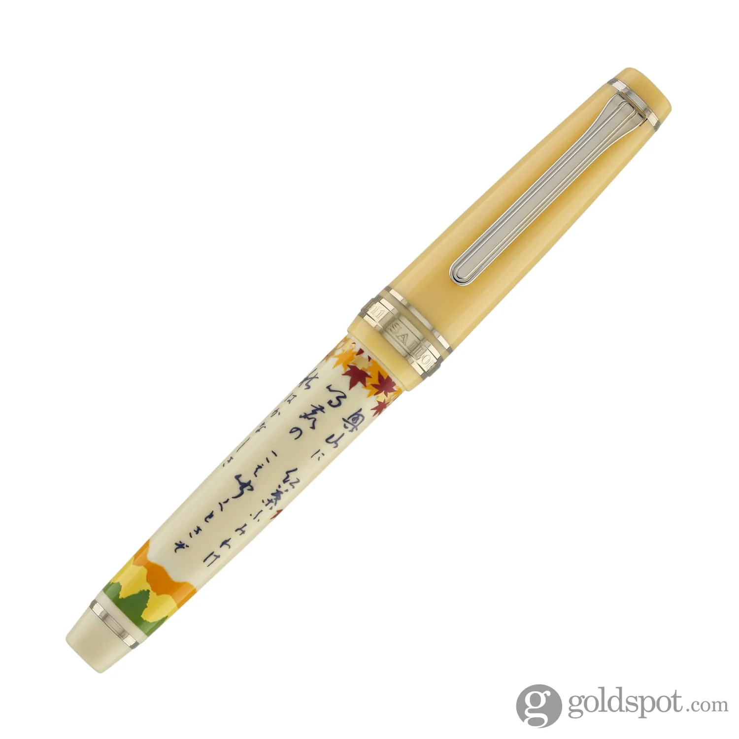 3783-sailor-professional-gear-slim-seasonal-waka-poetry-fountain-pen-in-autumn-14k-gold-2.webp Sailor Professional Gear Slim Seasonal Waka Poetry Fountain Pen in Autumn - 14K Gold