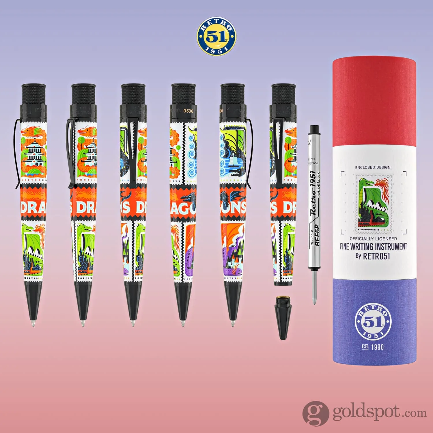 3802-retro-51-tornado-big-shot-rollerball-pen-usps-dragons-stamps-6.webp Retro 51 Tornado Big Shot Rollerball Pen USPS Dragons Stamps