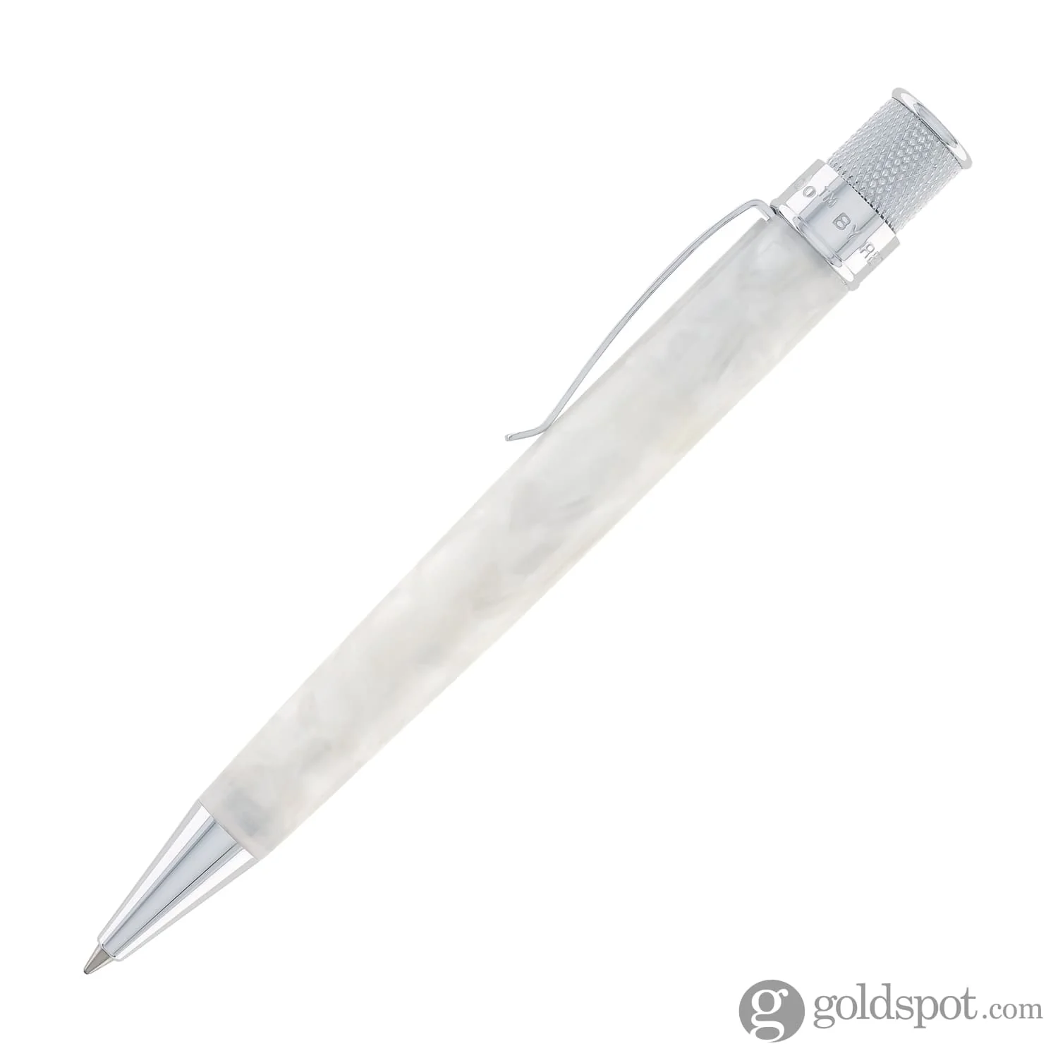 3807-retro-51-vault-tornado-acrylic-rollerball-pen-in-opal-white-4.webp Retro 51 Vault Tornado Acrylic Rollerball Pen in Opal White