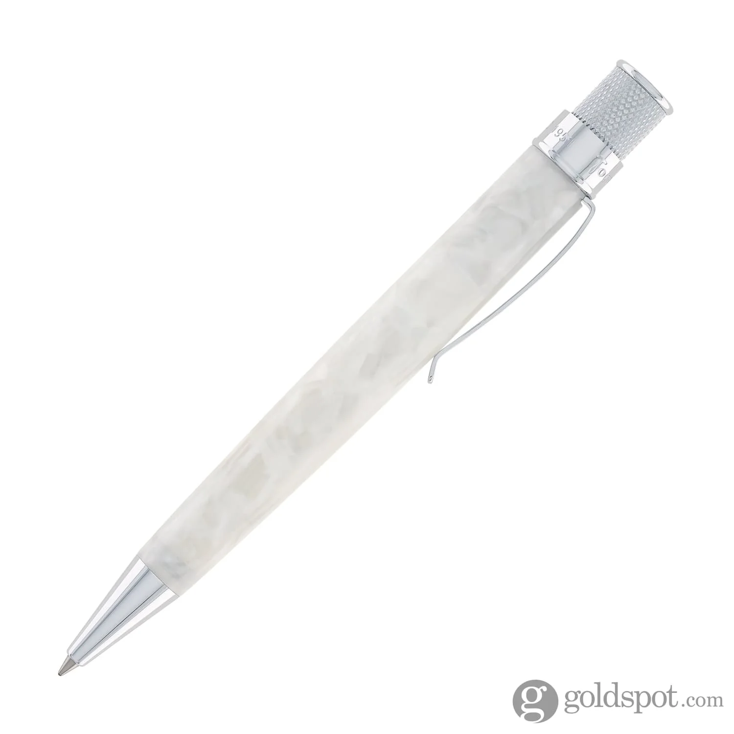3807-retro-51-vault-tornado-acrylic-rollerball-pen-in-opal-white-5.webp Retro 51 Vault Tornado Acrylic Rollerball Pen in Opal White