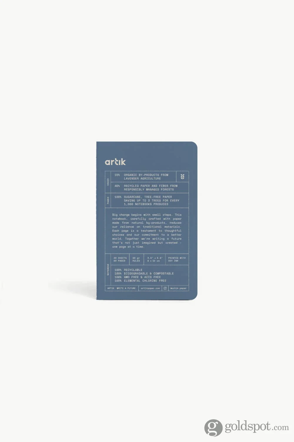 Artik Pack Of 3 Pocket Singer Sewn Notebooks in Lavender