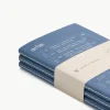 Artik Pack Of 3 Pocket Singer Sewn Notebooks in Lavender