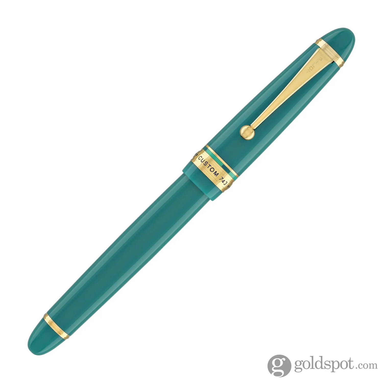 3817-pilot-custom-743-fountain-pen-in-verdigris-green-14k-gold-4.webp Pilot Custom 743 Fountain Pen in Verdigris (Green) - 14K Gold