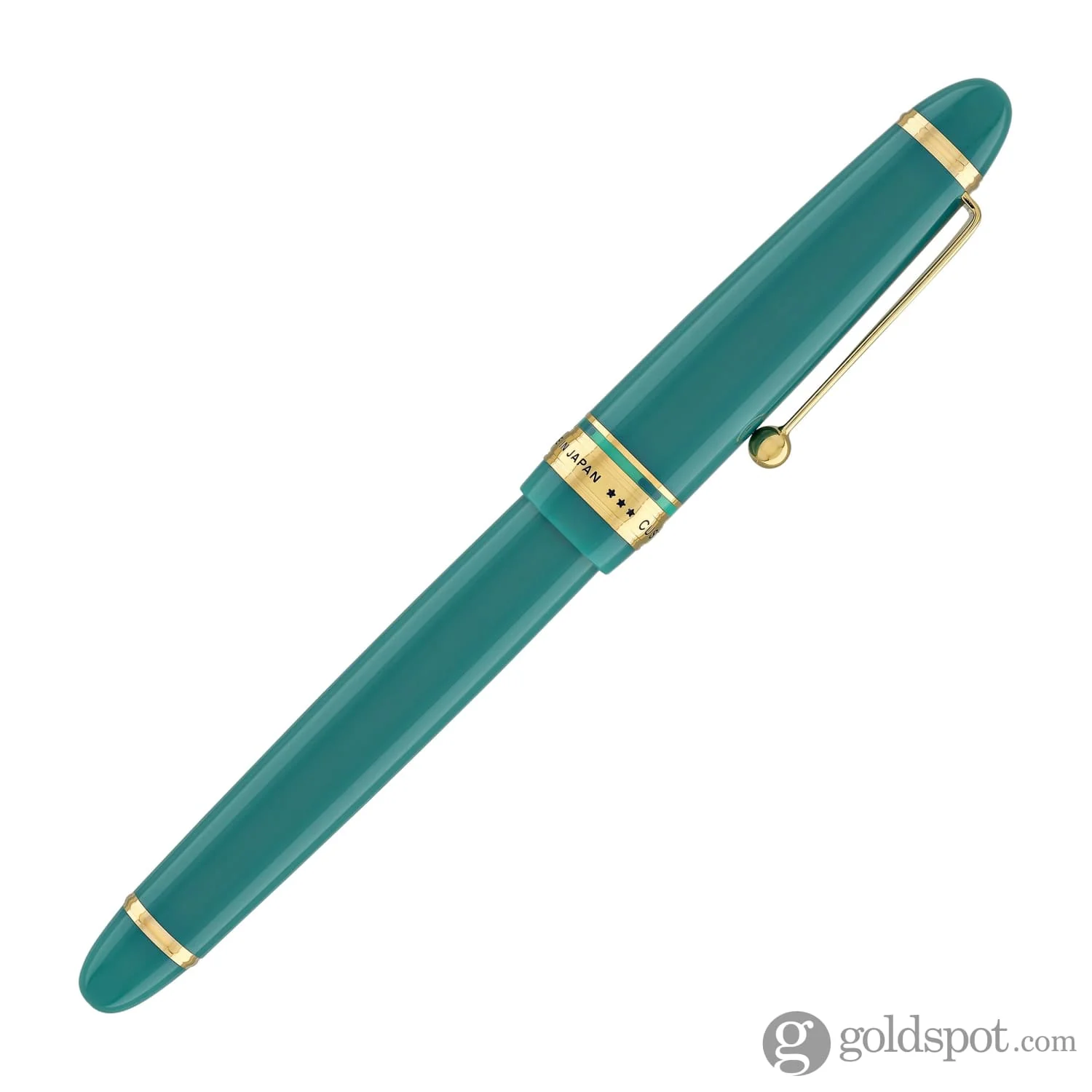 3817-pilot-custom-743-fountain-pen-in-verdigris-green-14k-gold-6.webp Pilot Custom 743 Fountain Pen in Verdigris (Green) - 14K Gold