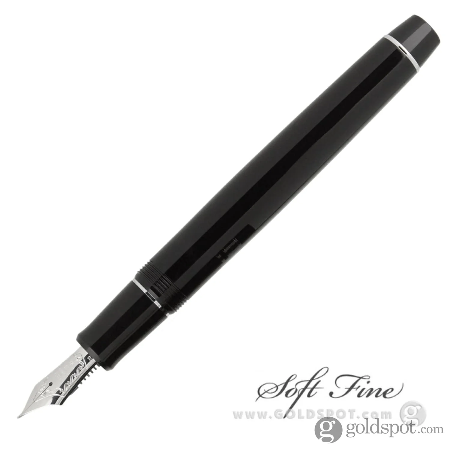 3828-pilot-custom-912-fountain-pen-in-black-rhodium-14k-gold-11.webp Pilot Custom 912 Fountain Pen in Black & Rhodium - 14K Gold