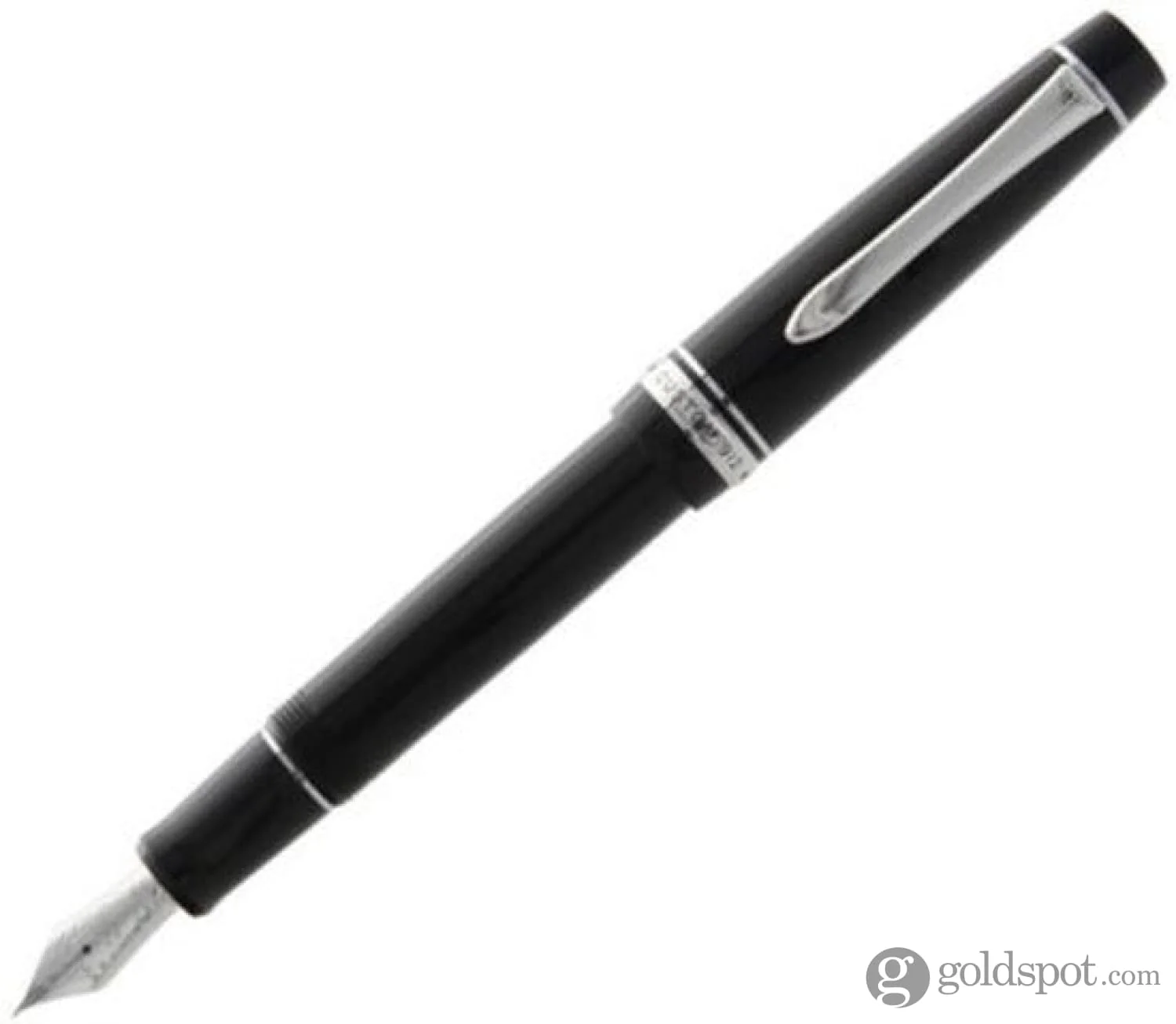 3828-pilot-custom-912-fountain-pen-in-black-rhodium-14k-gold-12.webp Pilot Custom 912 Fountain Pen in Black & Rhodium - 14K Gold
