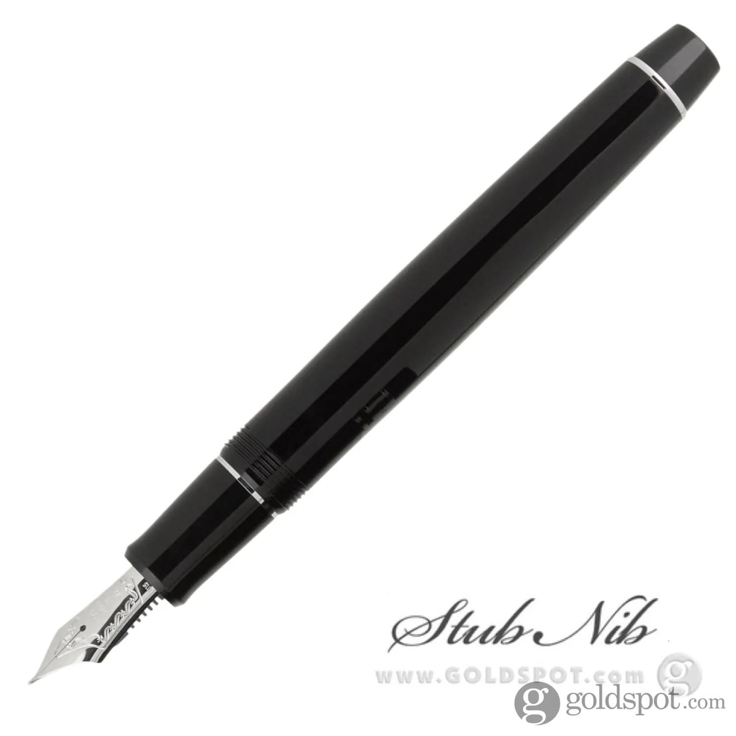 3828-pilot-custom-912-fountain-pen-in-black-rhodium-14k-gold-15.webp Pilot Custom 912 Fountain Pen in Black & Rhodium - 14K Gold