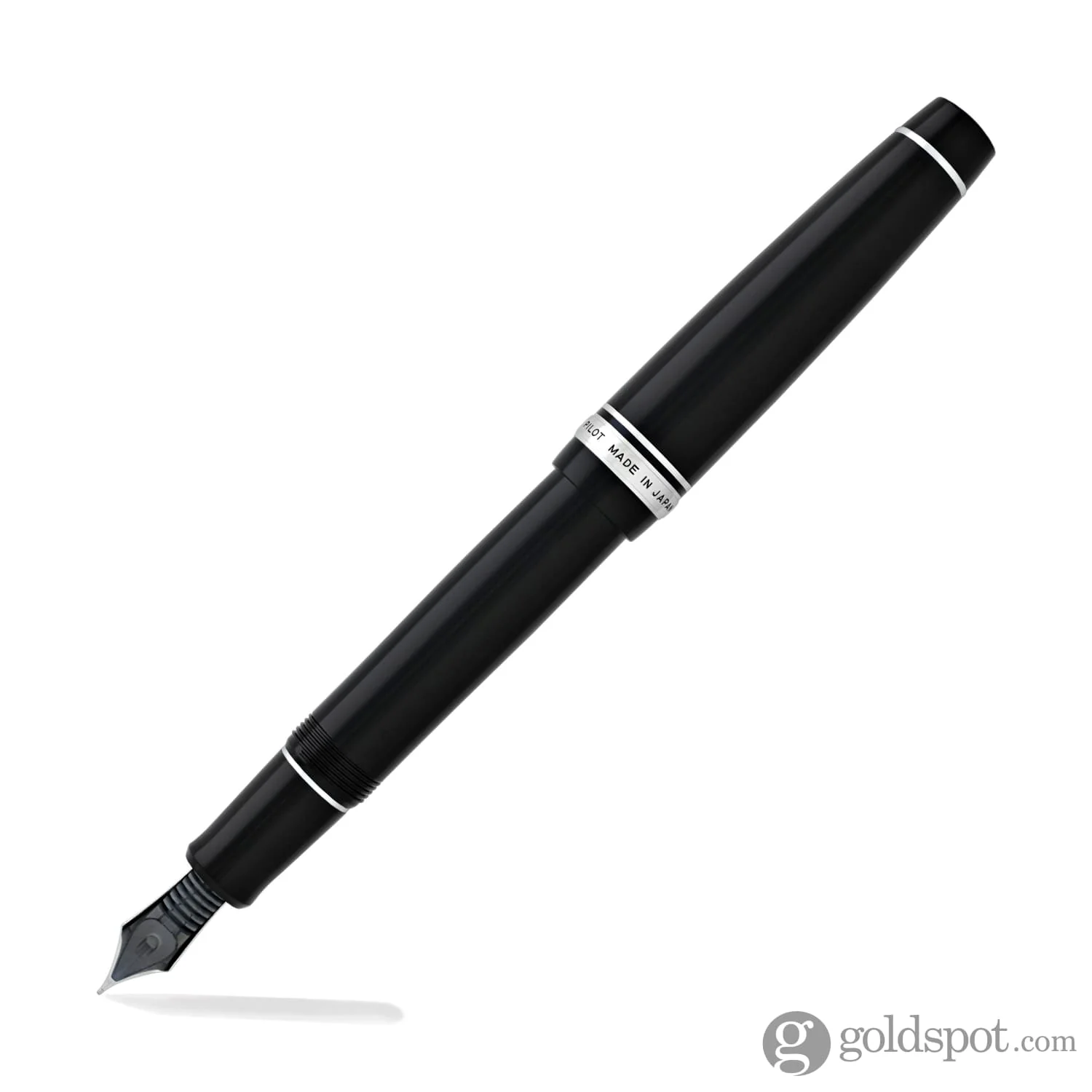 3828-pilot-custom-912-fountain-pen-in-black-rhodium-14k-gold-4.webp Pilot Custom 912 Fountain Pen in Black & Rhodium - 14K Gold