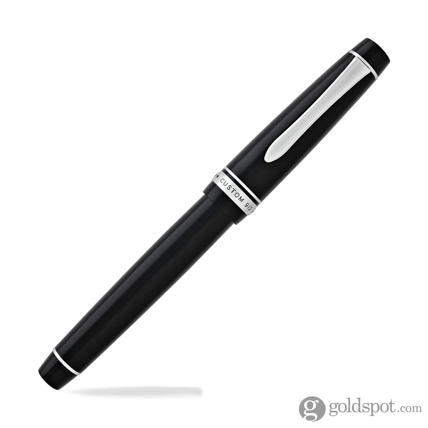 3828-pilot-custom-912-fountain-pen-in-black-rhodium-14k-gold-5.webp Pilot Custom 912 Fountain Pen in Black & Rhodium - 14K Gold
