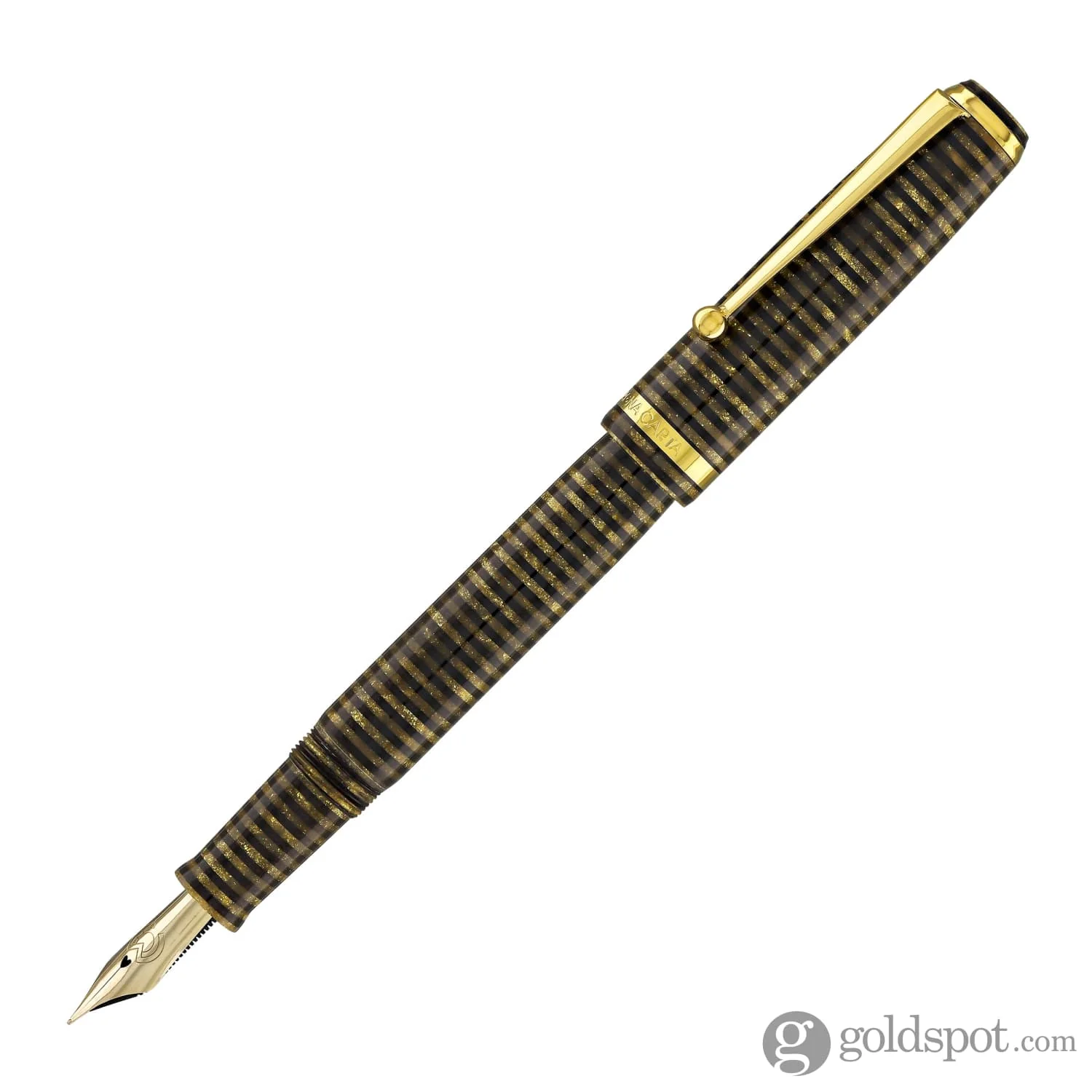 Magna Carta MAG 650 Fountain Pen in Amber - 14kt Gold Flex Nib