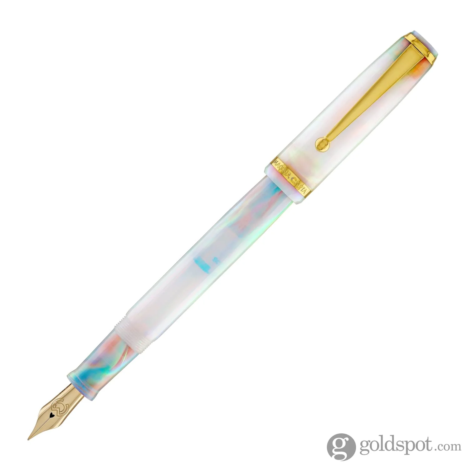 3845-magna-carta-mag-650-fountain-pen-in-oparex-rainbow-14kt-gold-flex-nib-2.webp Magna Carta MAG 650 Fountain Pen in OPAREX Rainbow - 14kt Gold Flex Nib