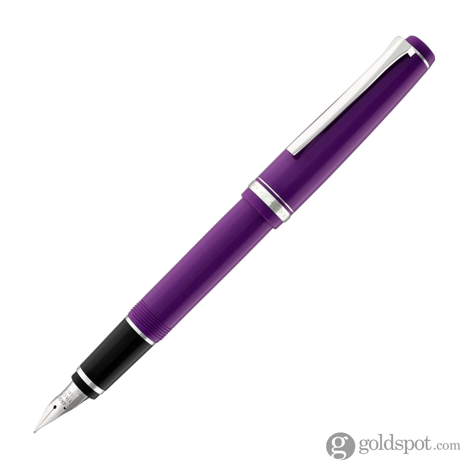Pilot Falcon Fountain Pen in Resin Purple - 14K Gold Soft Flexible Nib