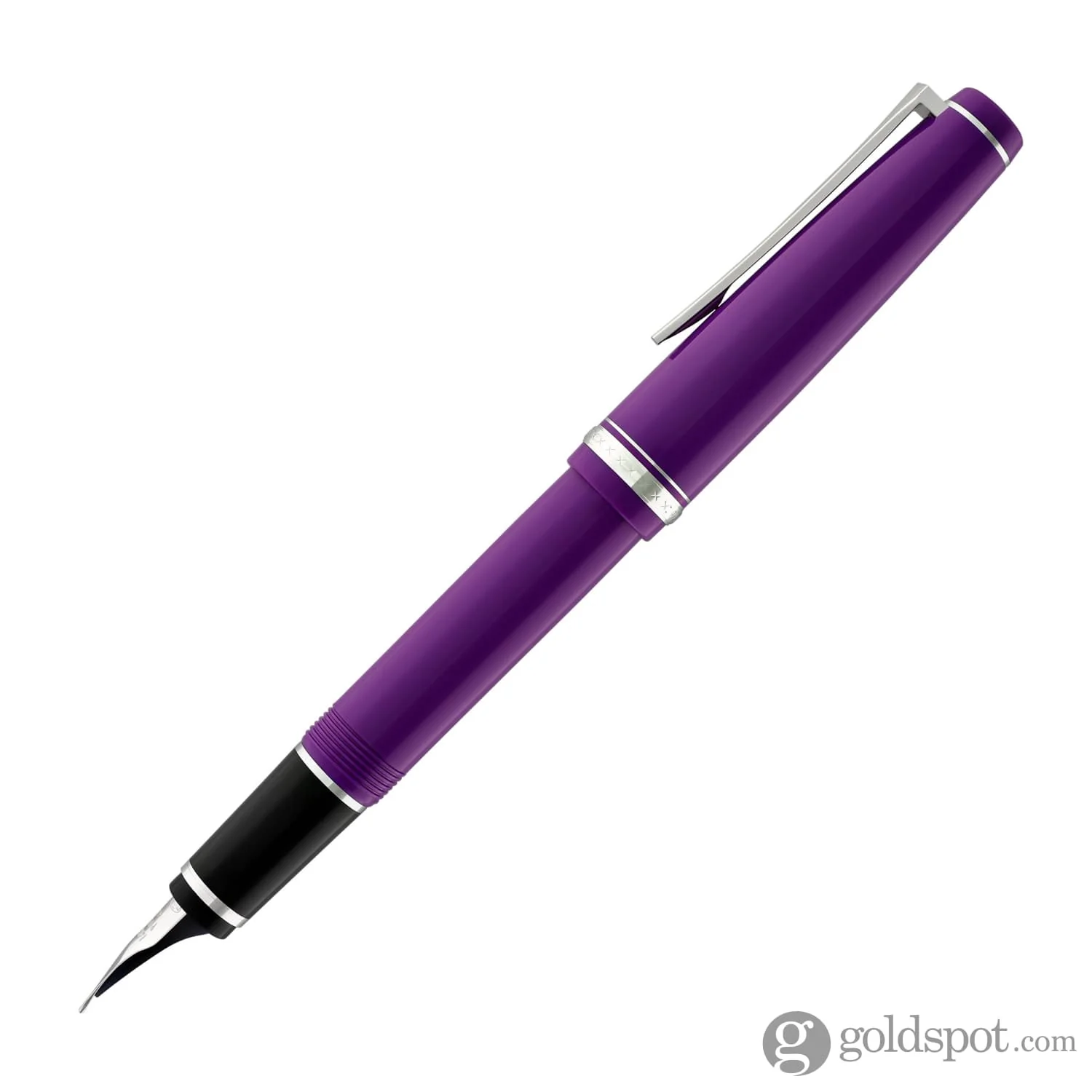 Pilot Falcon Fountain Pen in Resin Purple - 14K Gold Soft Flexible Nib