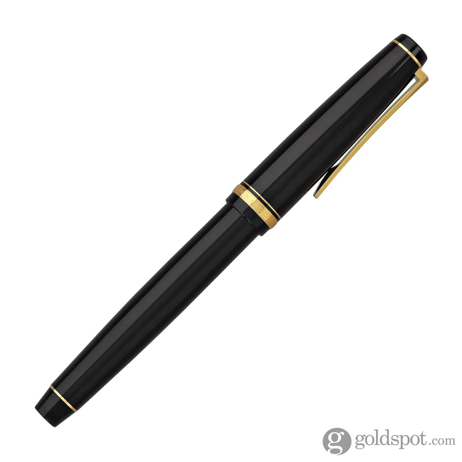 3889-pilot-falcon-fountain-pen-in-black-gold-soft-flexible-6.webp Pilot Falcon Fountain Pen in Black & Gold - Soft Flexible