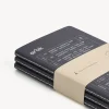 Artik Pack Of 3 Pocket Singer Sewn Notebooks in Coconut